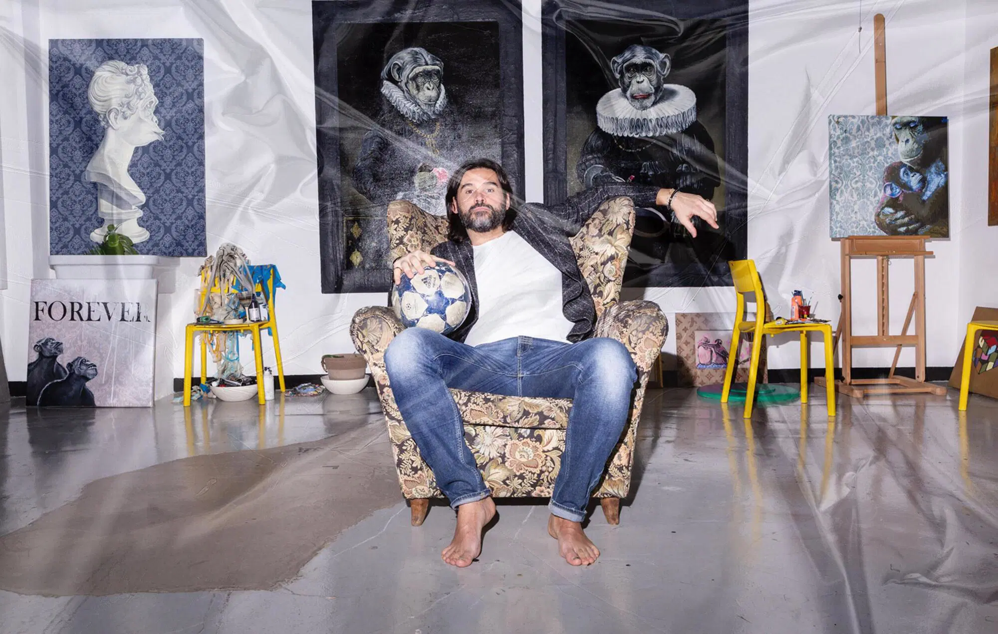 Lele Adani fotografato per MOW