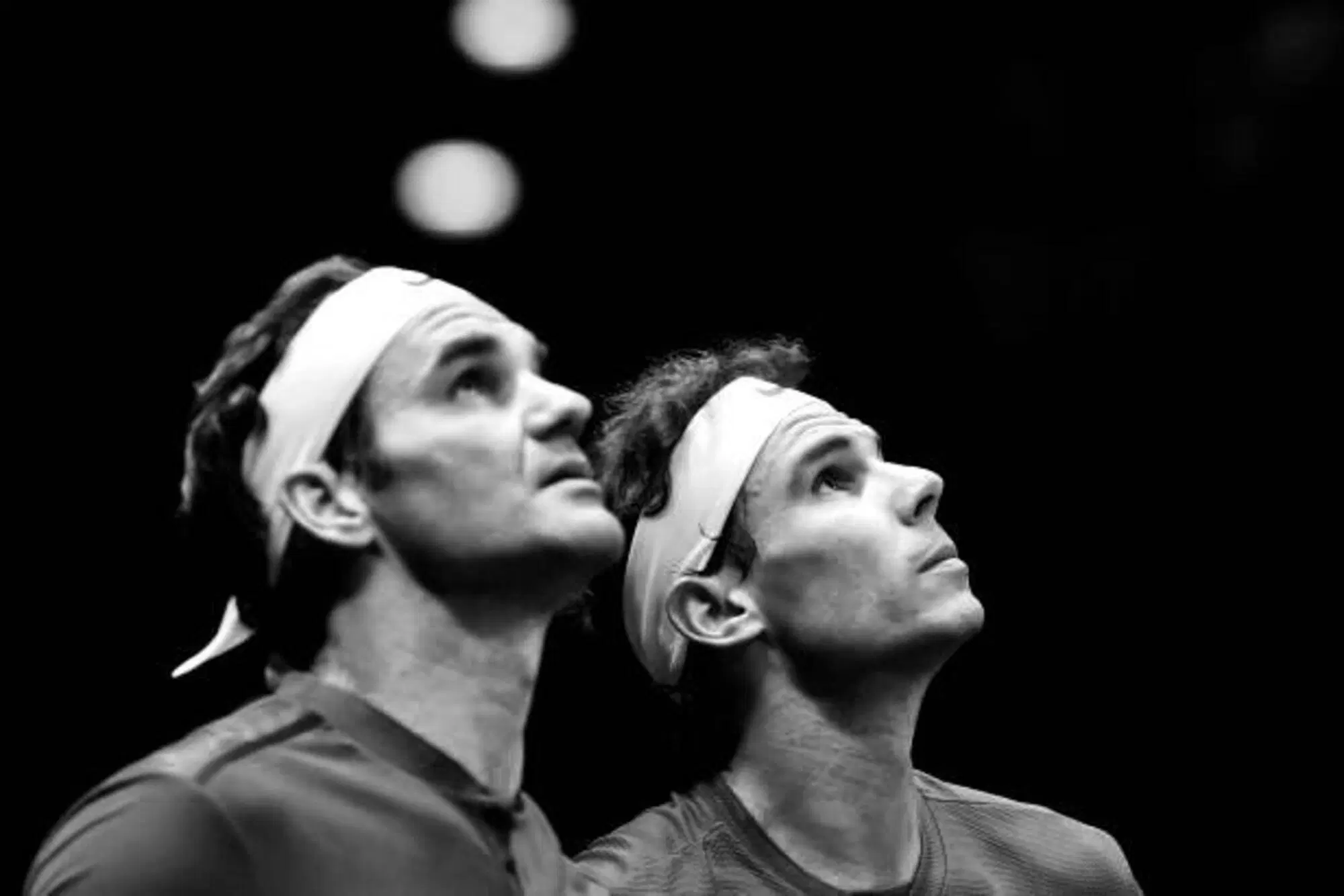 Roger Federer e l'amico Rafa Nadal