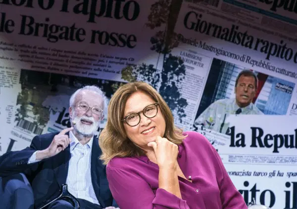 Sui giornali impazza il selfie con vista salma (di Scalfari). Lucia Annunziata: &ldquo;Mi voleva bene? S&igrave;&rdquo;. E poi Giannini, Feltri e... il Papa