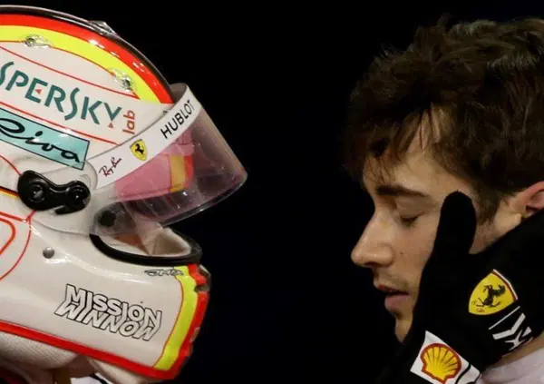 Vettel e Leclerc: le similitudini di un incidente, di un destino in rosso e quando il tedesco gli disse: "Fai qualsiasi cosa per essere felice"