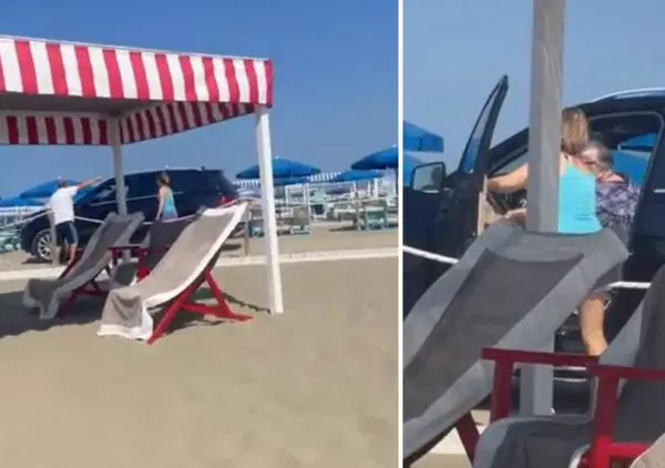 "No raga, un'altra macchina in spiaggia&hellip;". Ancora un suv perde il controllo e finisce tra i villeggianti
