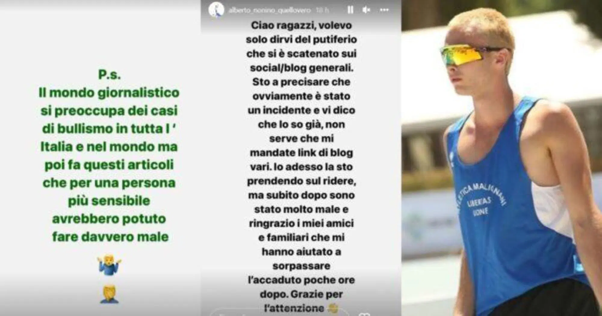20220809 001159887 9752Alberto Nonino nelle sue storie Instagram