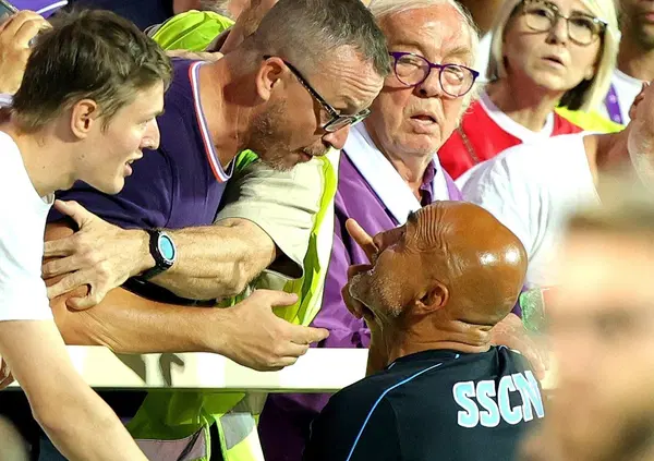 Elogio di Spalletti che affronta il tifoso dopo che l'ha offeso per tutta la partita