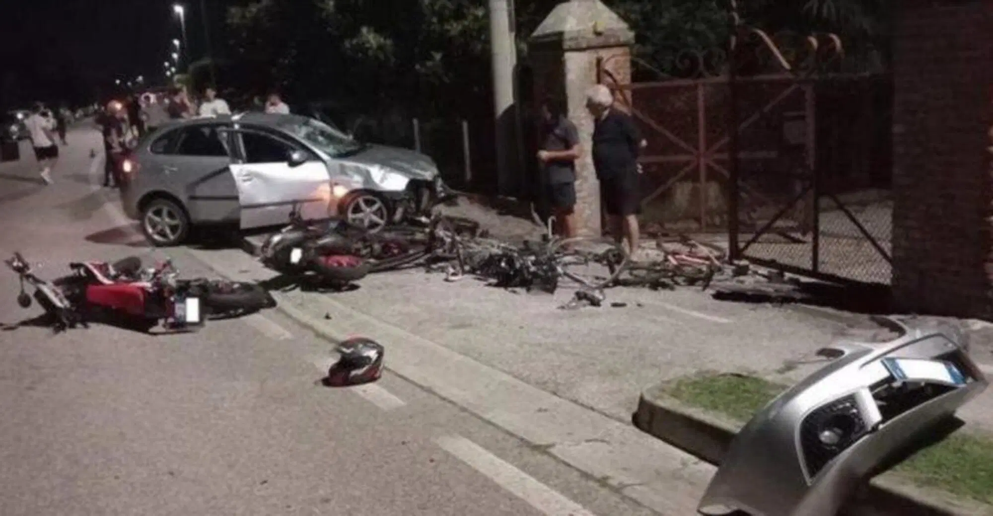 20220824 142644113 4470Luogo dell'incidente a Mestrino in provincia di Padova