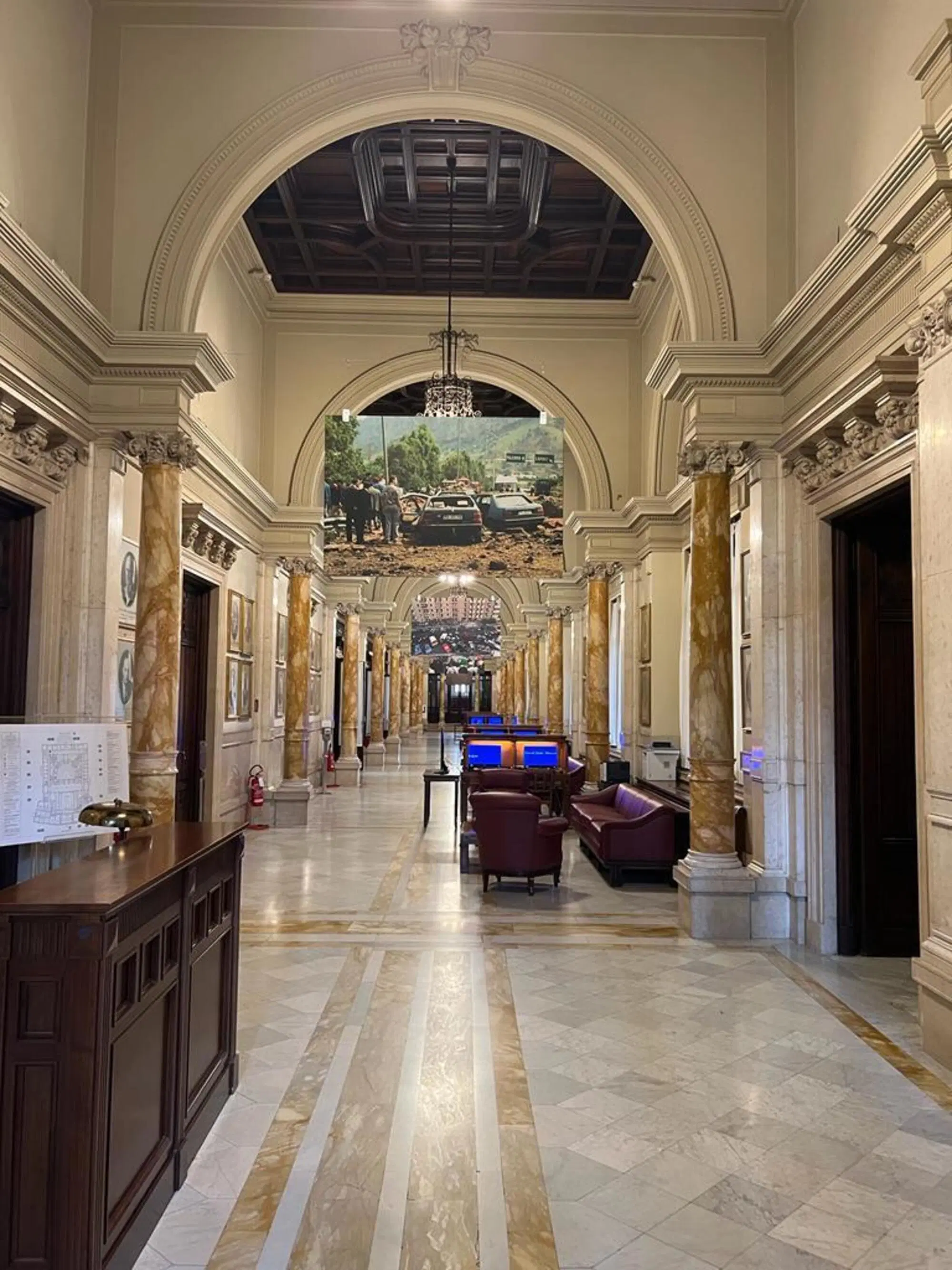 "A testa alta" mostra Montecitorio Falcone Borsellino stragi Camera