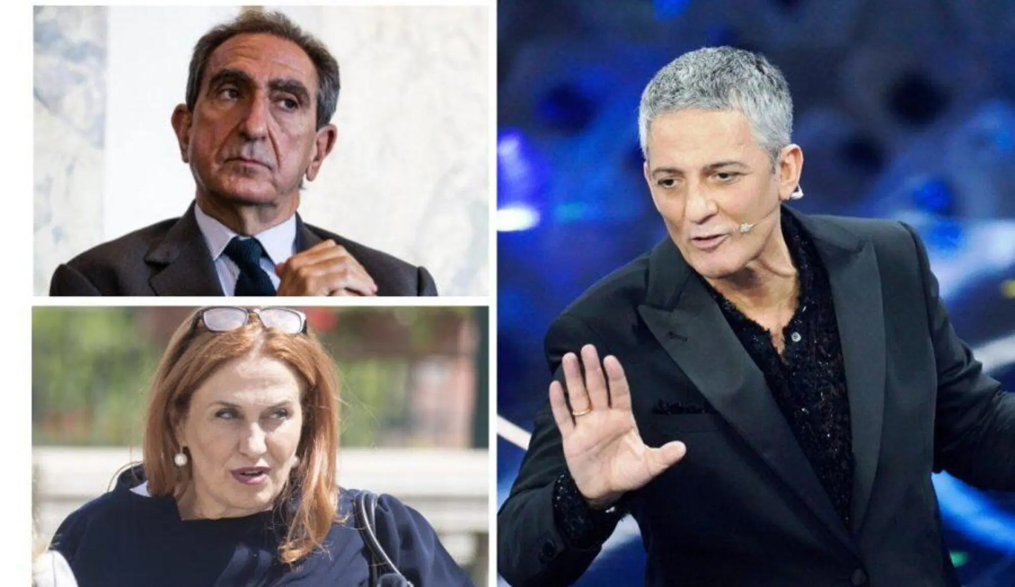 I protagonisti del mega scazzo in Rai: Fiorello, Monica Maggioni e Carlo Fuortes