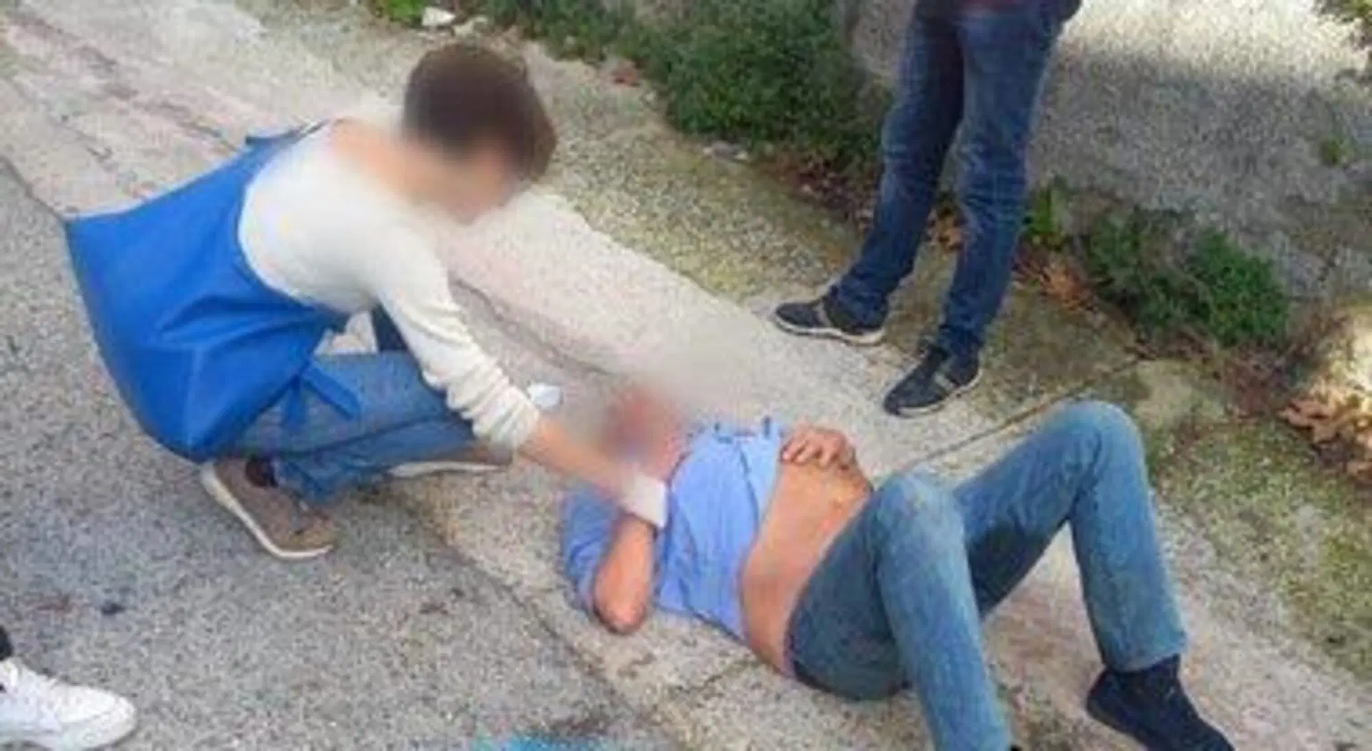 Altre scene di persone distrutte dalla dissenteria dopo il pranzo a Gubbio