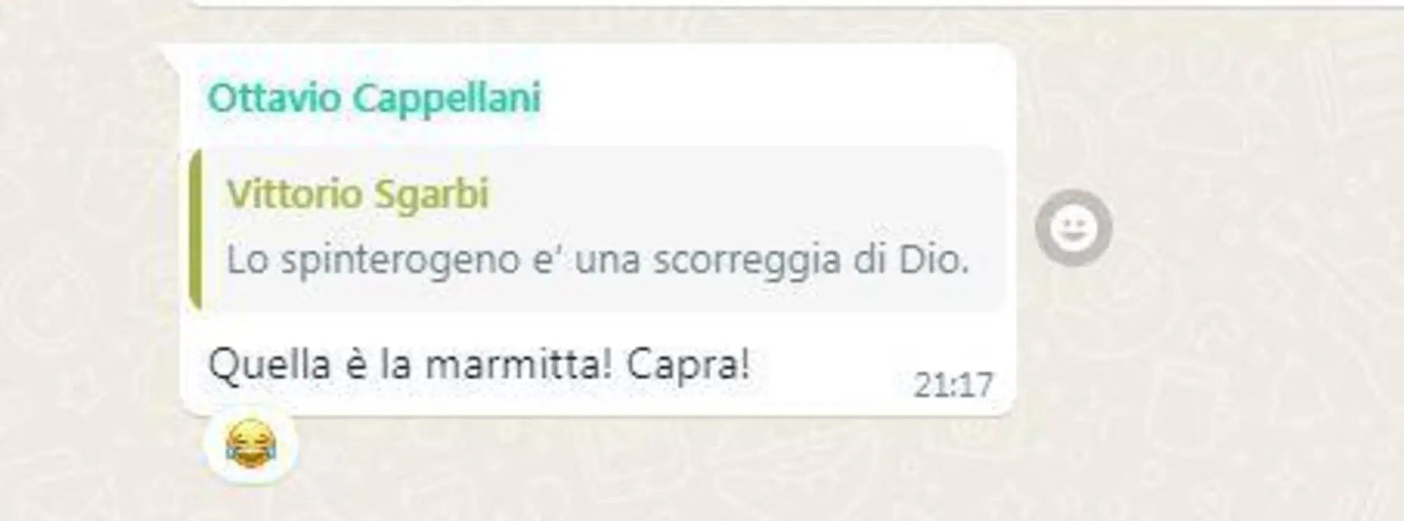 L'incursione di Ottavio Cappellani nella chat Rinascimento e Dissoluzione di Sgarbi e Morgan