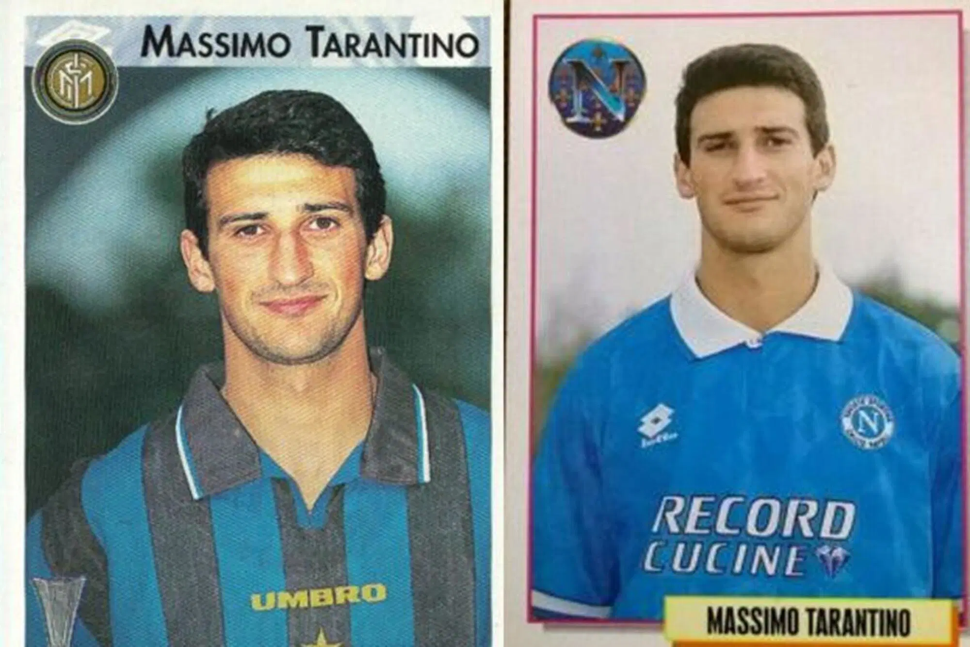 Massimo Tarantino nell'Inter e nel Napoli