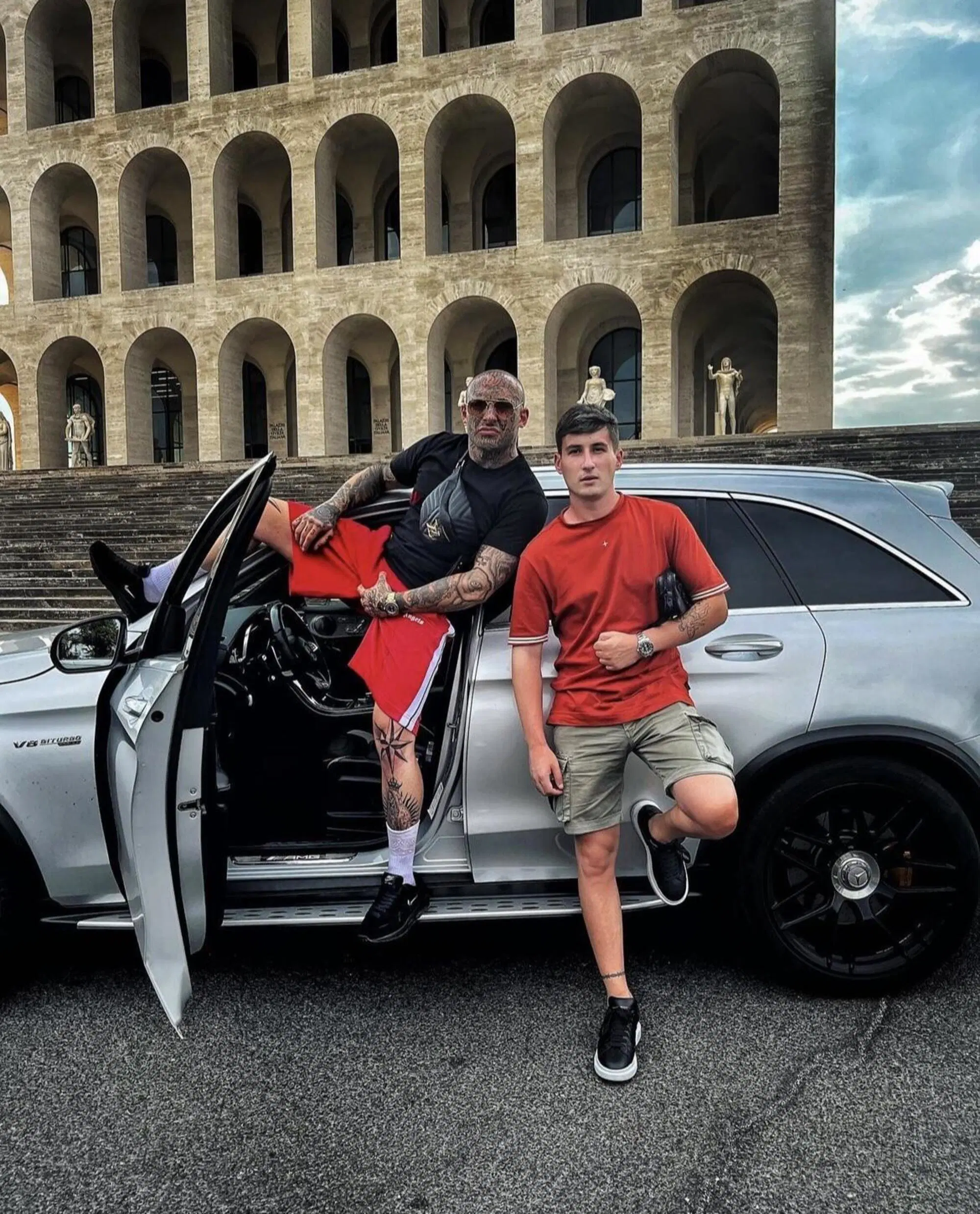 Algero Corretini insieme al suo socio Nazar Lernatovych