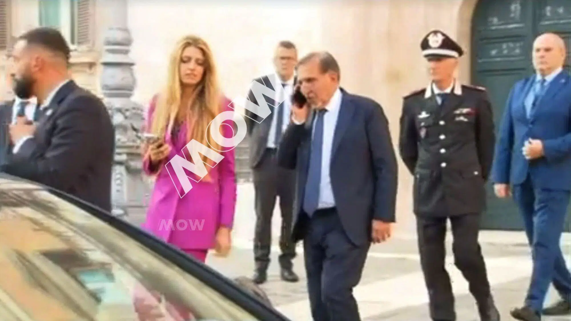 Camilla Bianca Mattioli con Ignazio La Russa