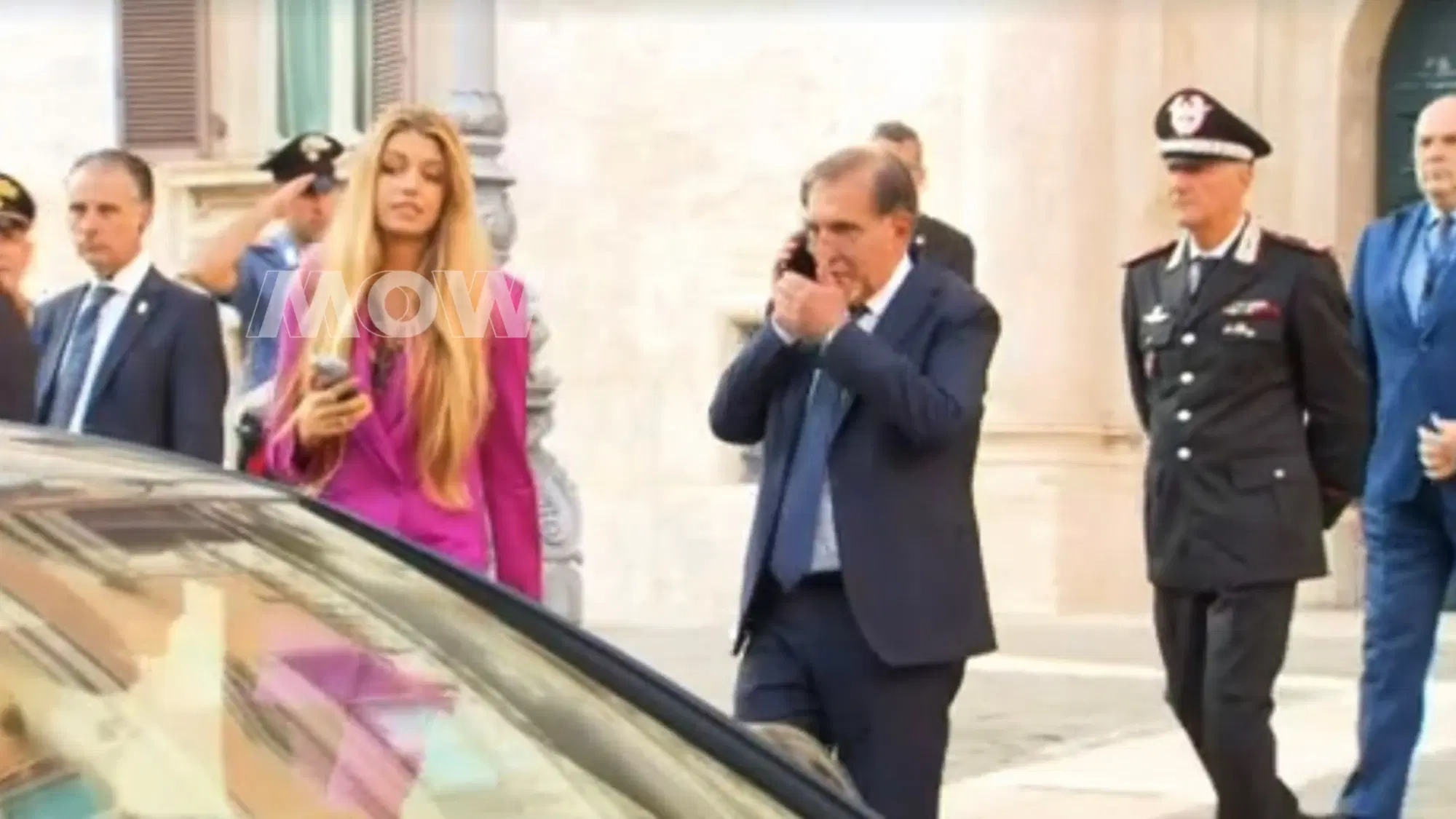 Camilla Bianca Mattioli con Ignazio La Russa