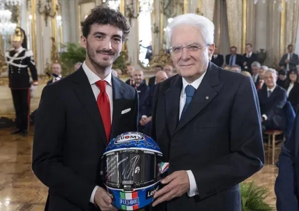 Eravamo al Quirinale con Bagnaia e Mattarella, tra Dall'Igna che spiega la tecnica e Domenicali che fa marketing: ecco come &egrave; andata