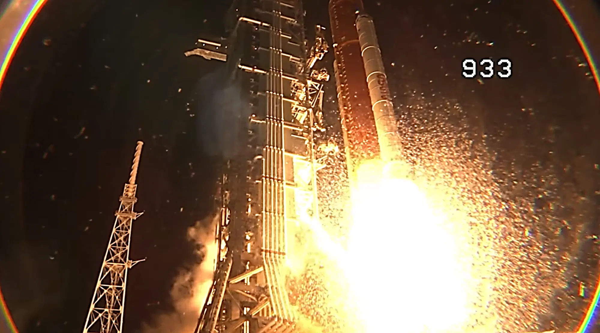 La partenza dell'SLS