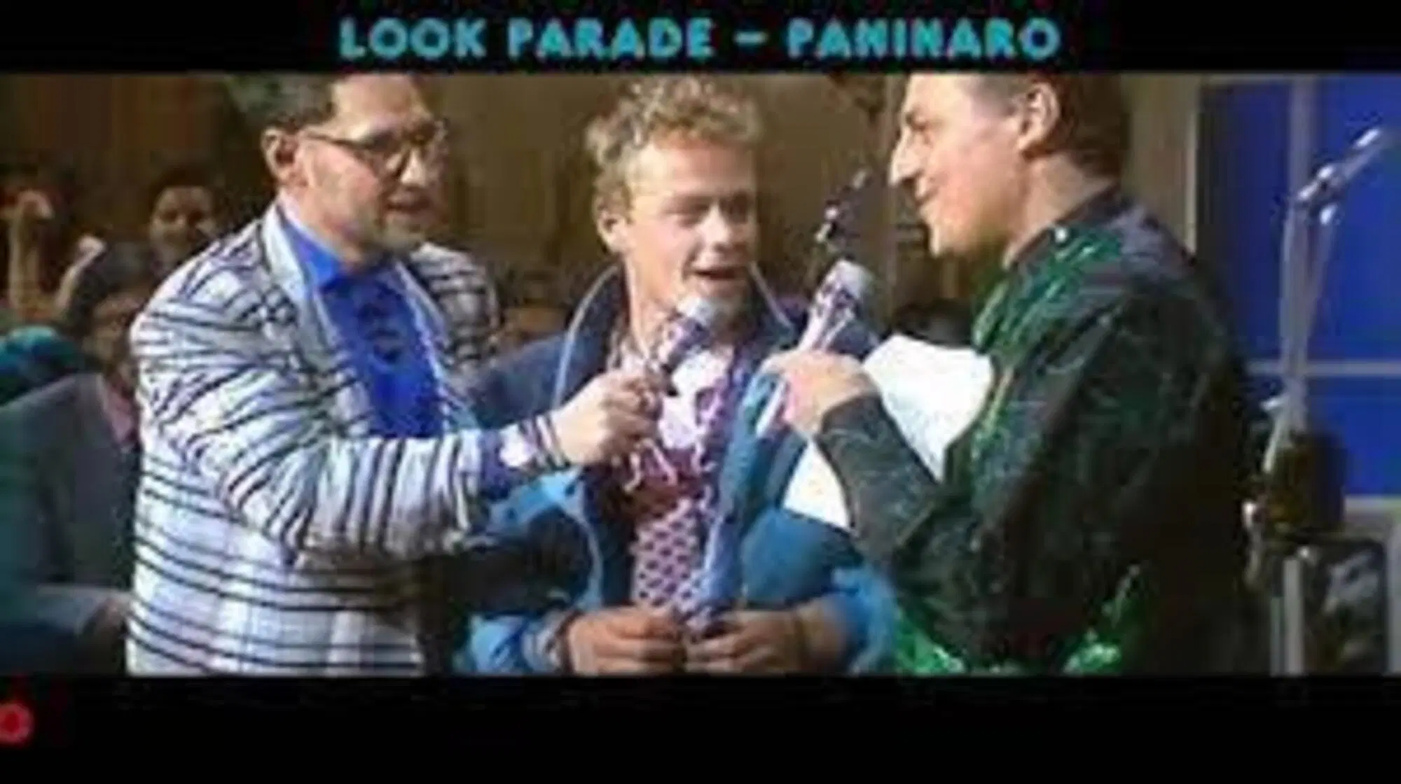 Look parade con Roberto D'Agostino e Renzo Arbore: il paninaro