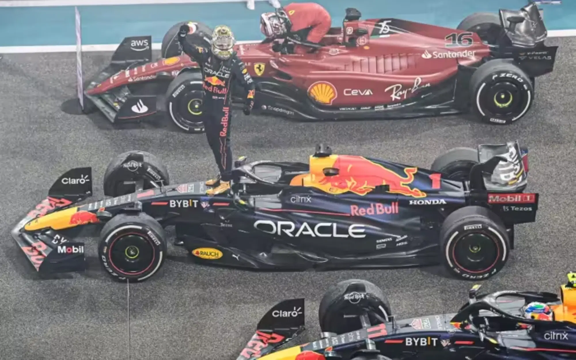 La vittoria di Verstappen e il secondo posto di Leclerc ad Abu Dhabi