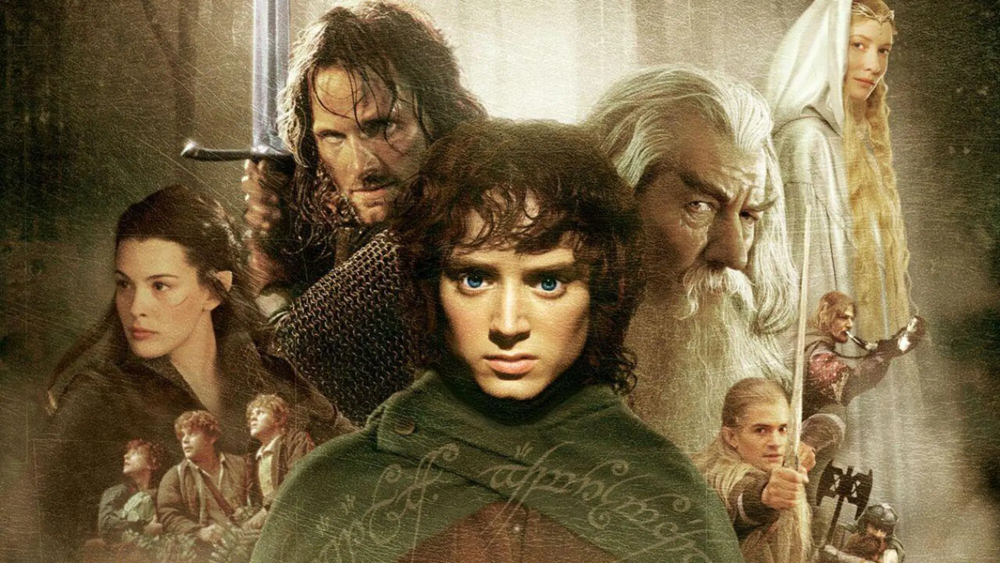 Locandina del film "Il Signore degli Anelli", tratto dal romanzo di J. R. R. Tolkien