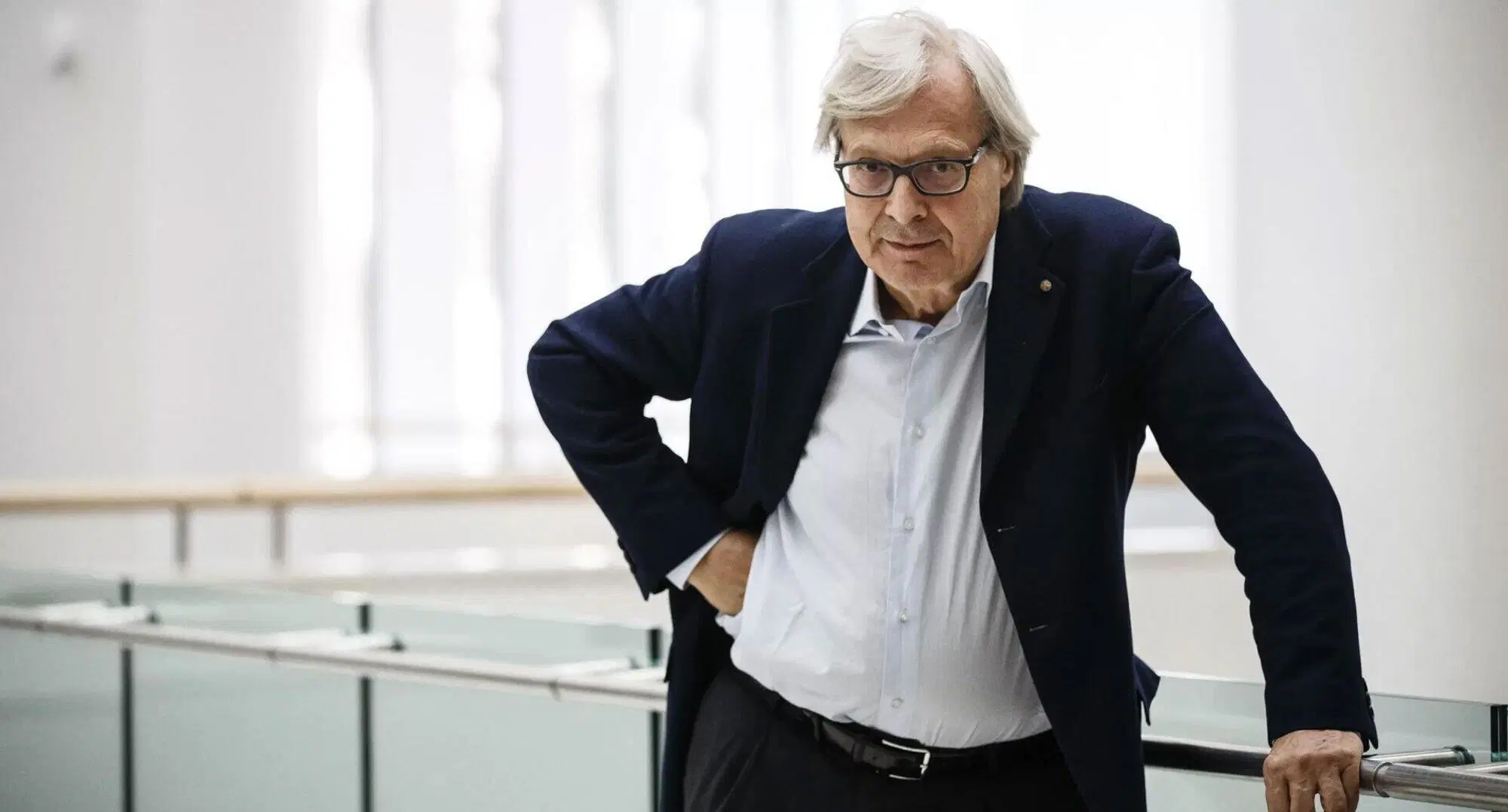 Il critico d'arte Vittorio Sgarbi