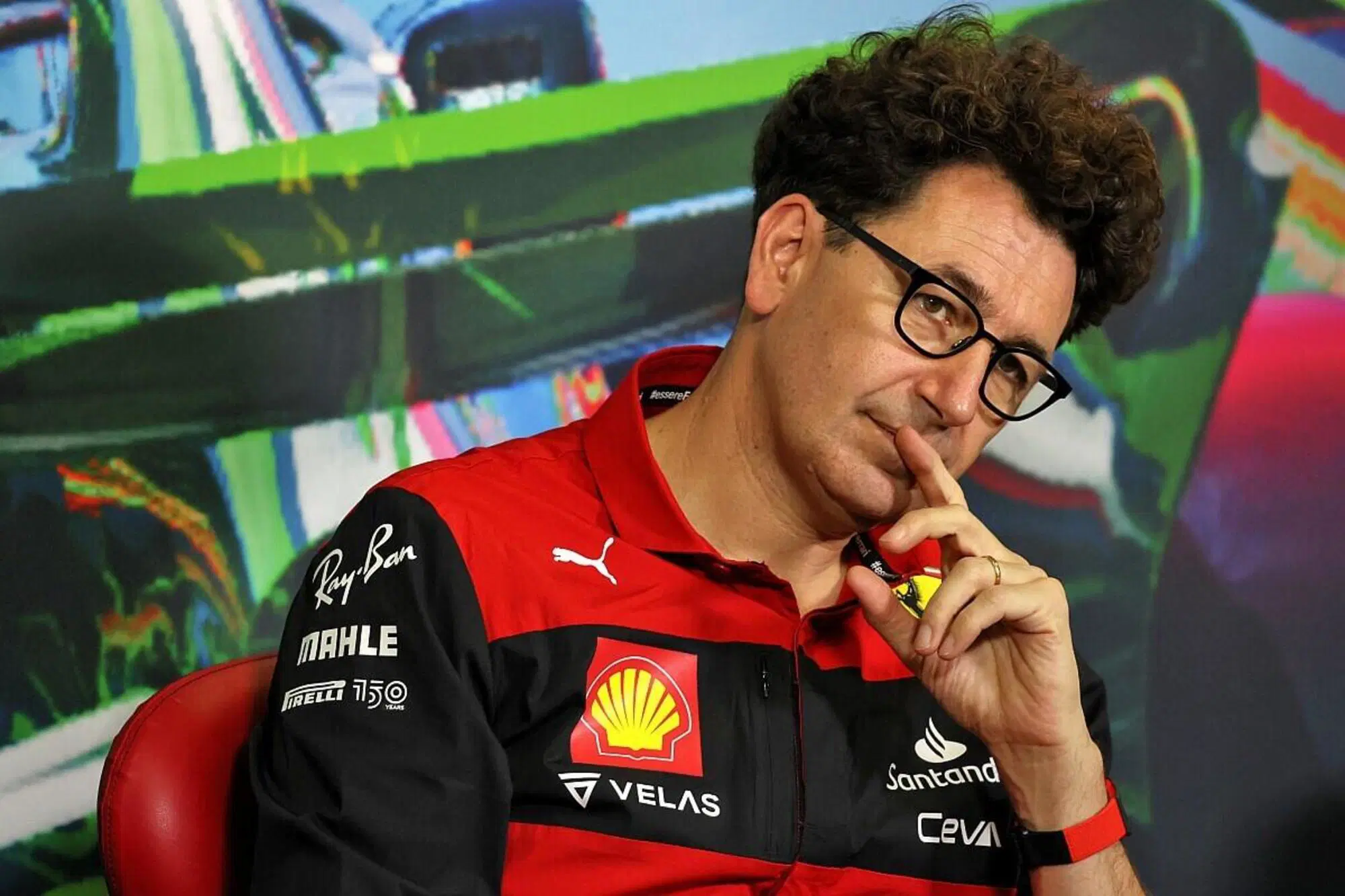 L'ormai ex team principal Ferrari Mattia Binotto