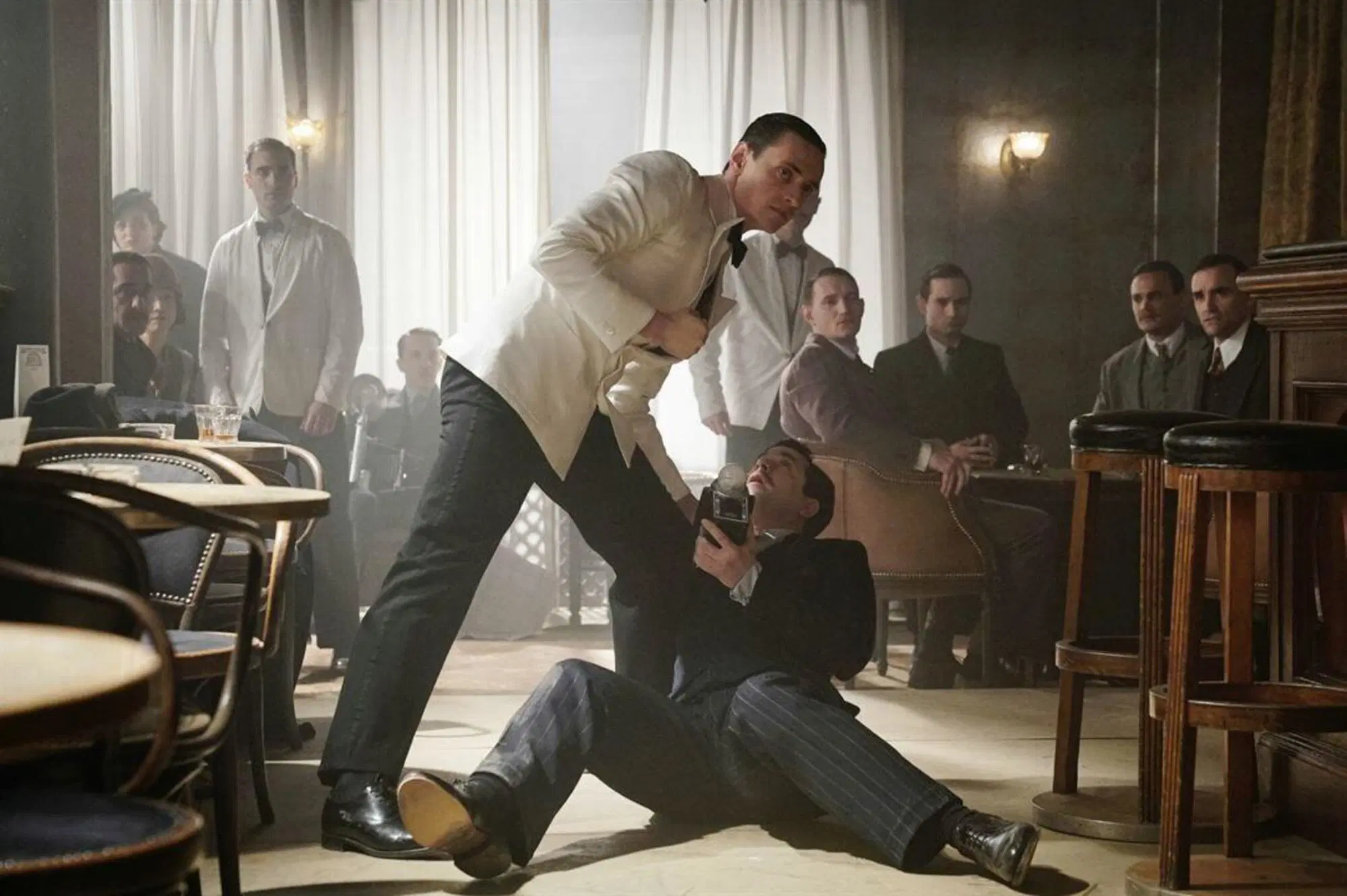 Sergei Polunin sul set di Assassinio sull'Orient Express