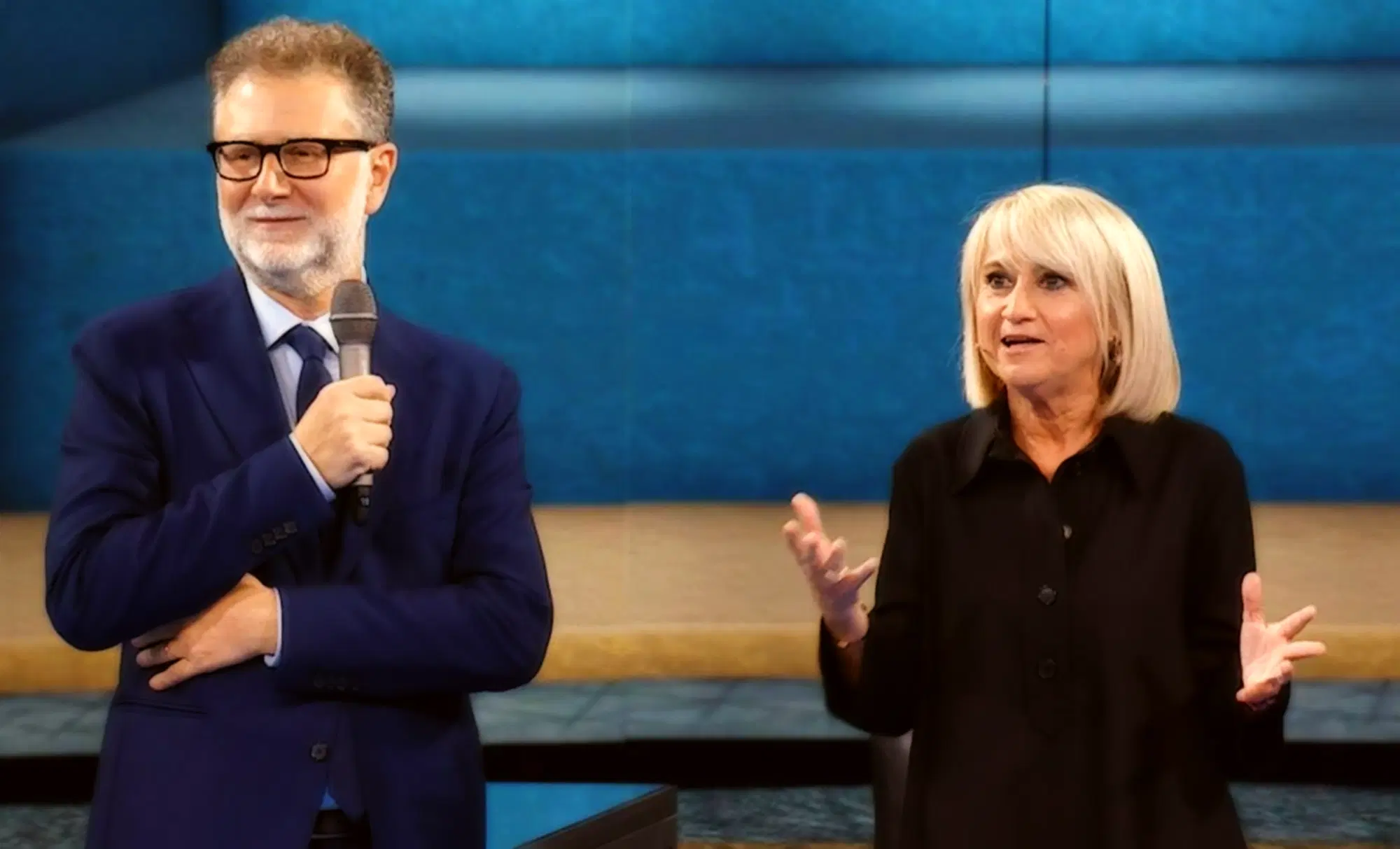 Fabio Fazio e Luciana Littizzetto a "Che tempo che fa"