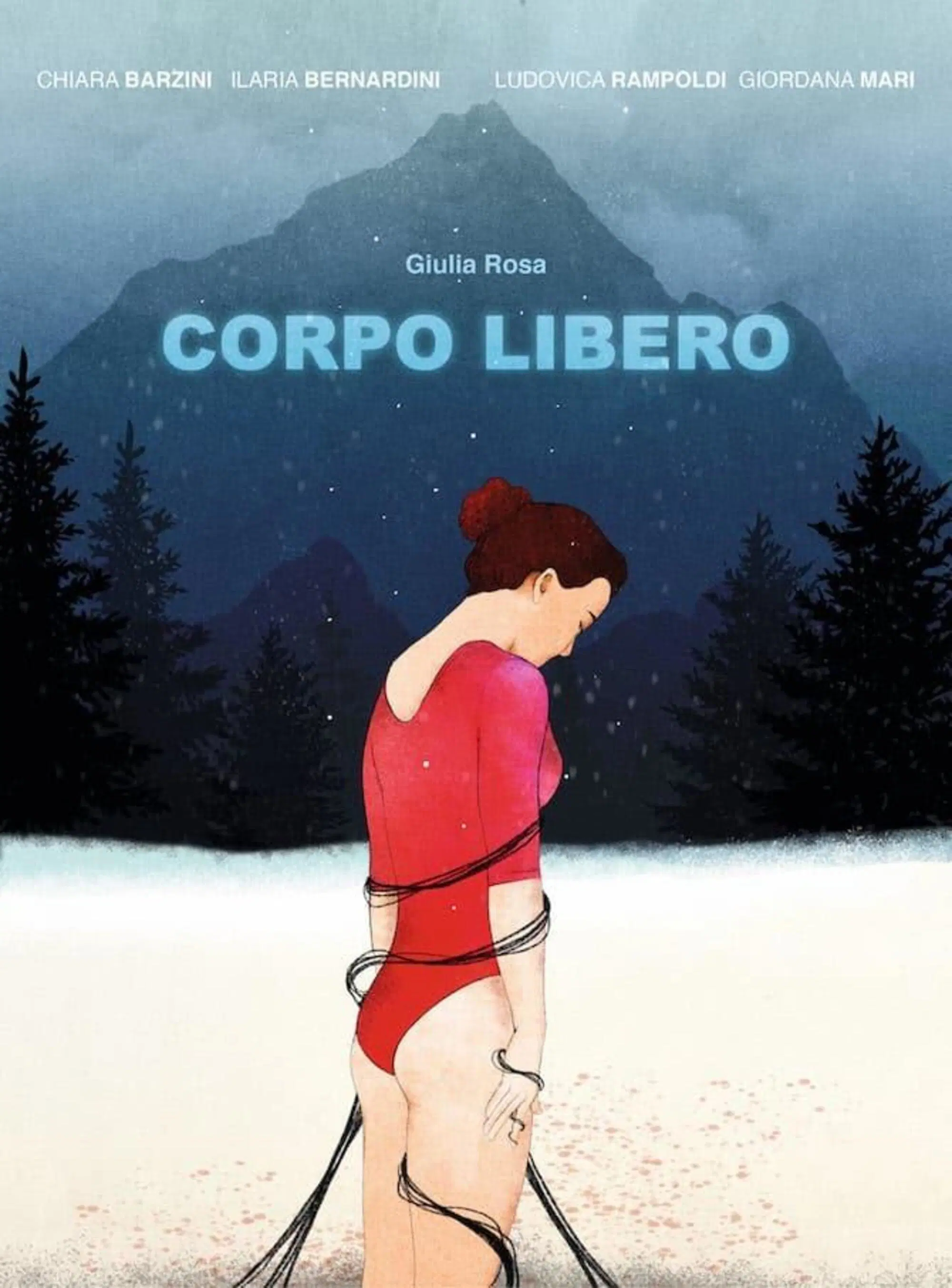 La copertina della graphic novel "Corpo libero"