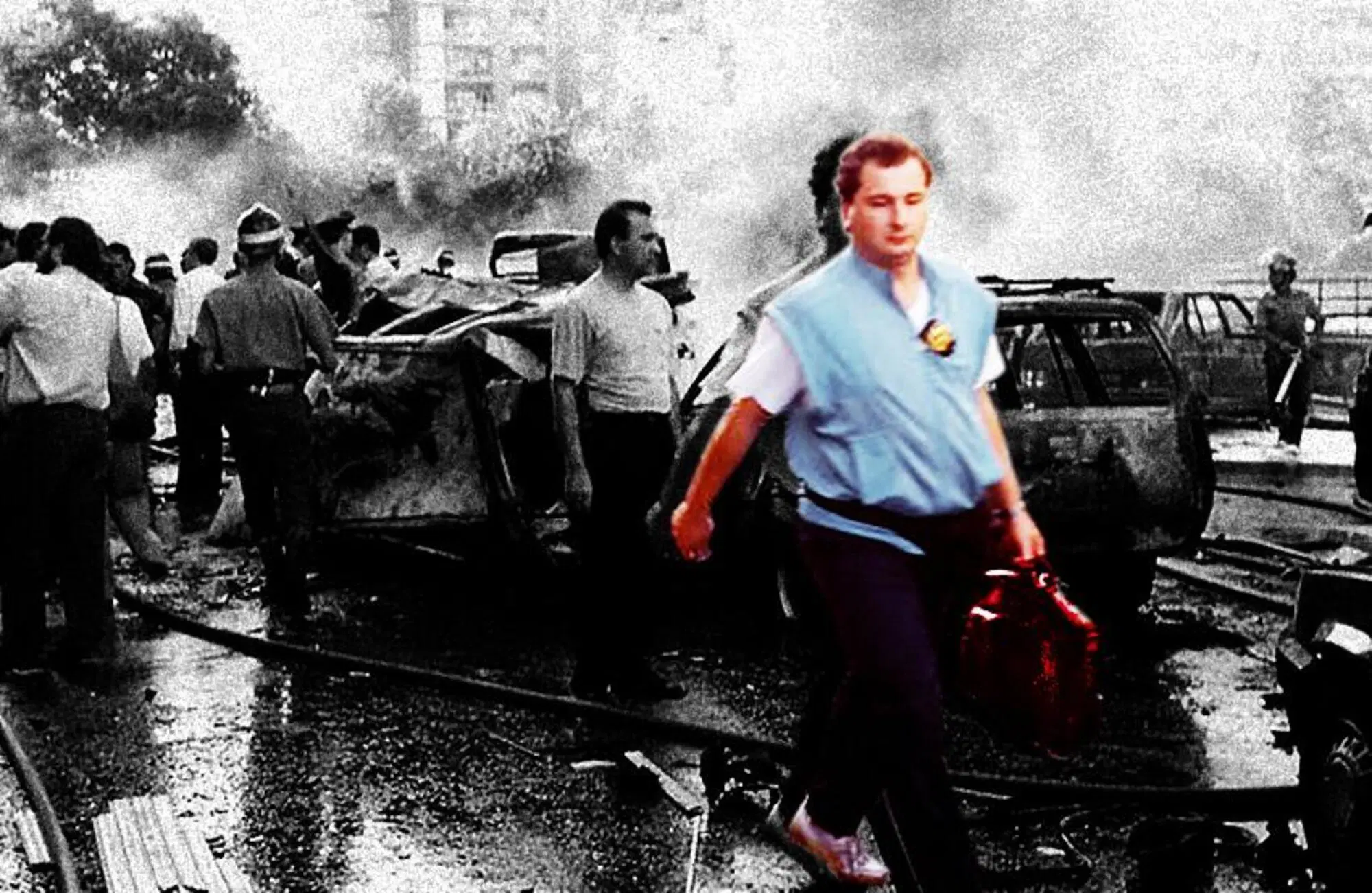 La borsa di Borsellino portata via dopo l'attentato