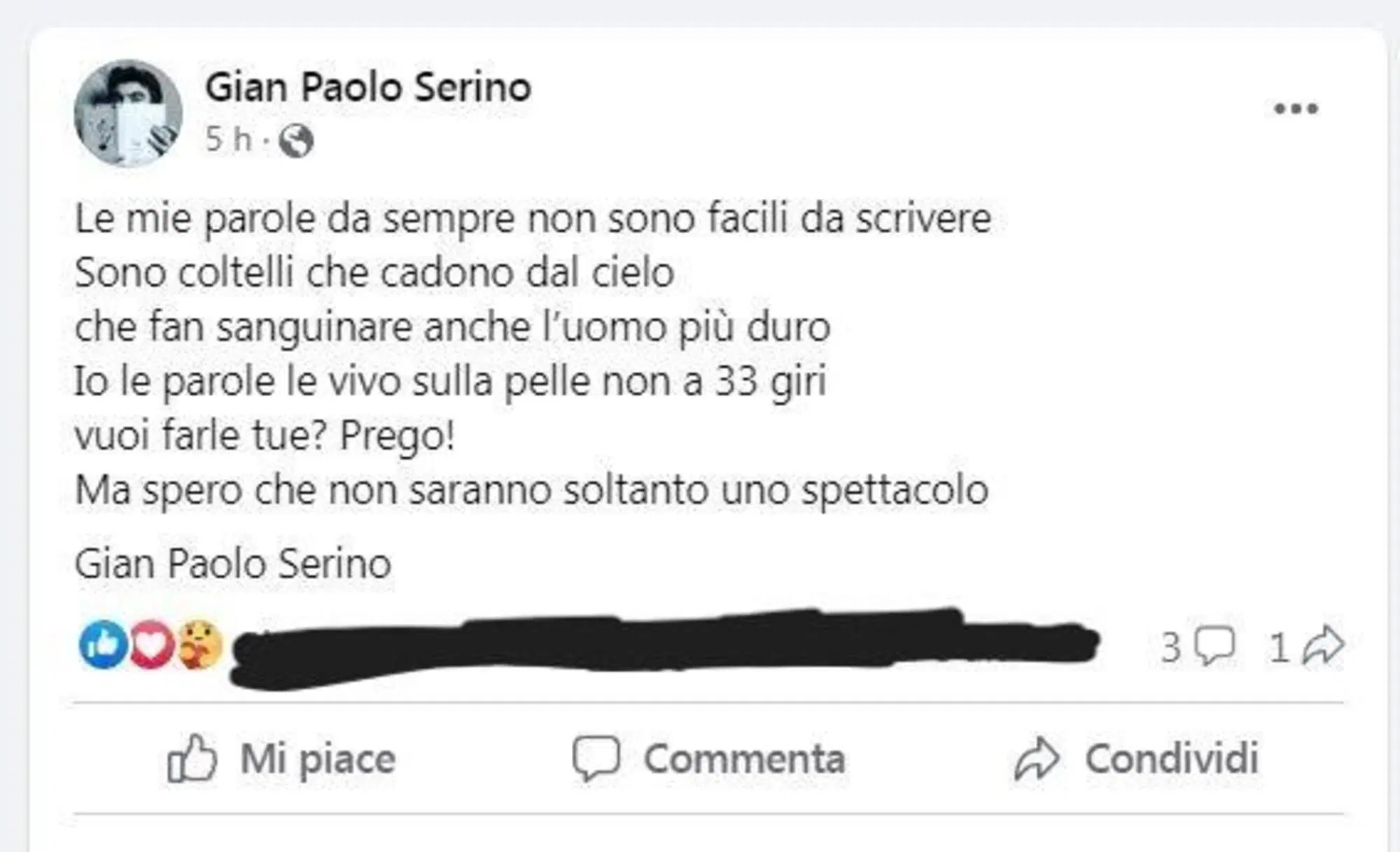 L'ultimo post di Gian Paolo Serino
