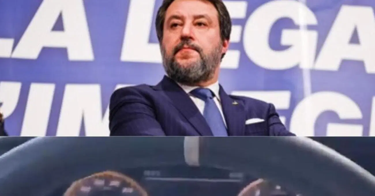 Ma come si fa ad andare a 300 km/h sull'Autofiori e con il cellulare in mano? E Salvini attacca...
