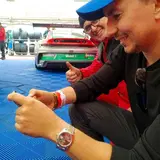Jorge Lorenzo a Milano con Porsche con al polso un Rolex diamantato da 250K 2