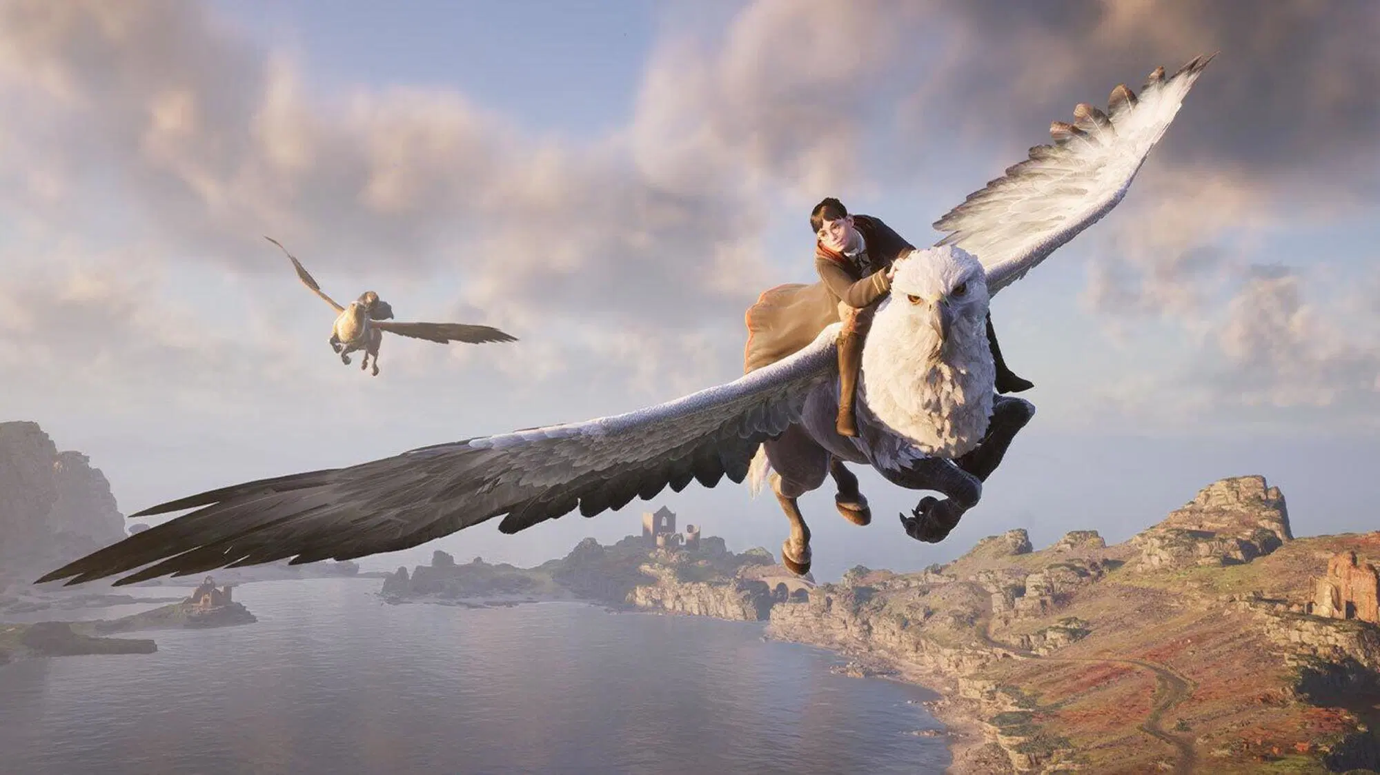 Una scena dal videogioco Hogwarts Legacy