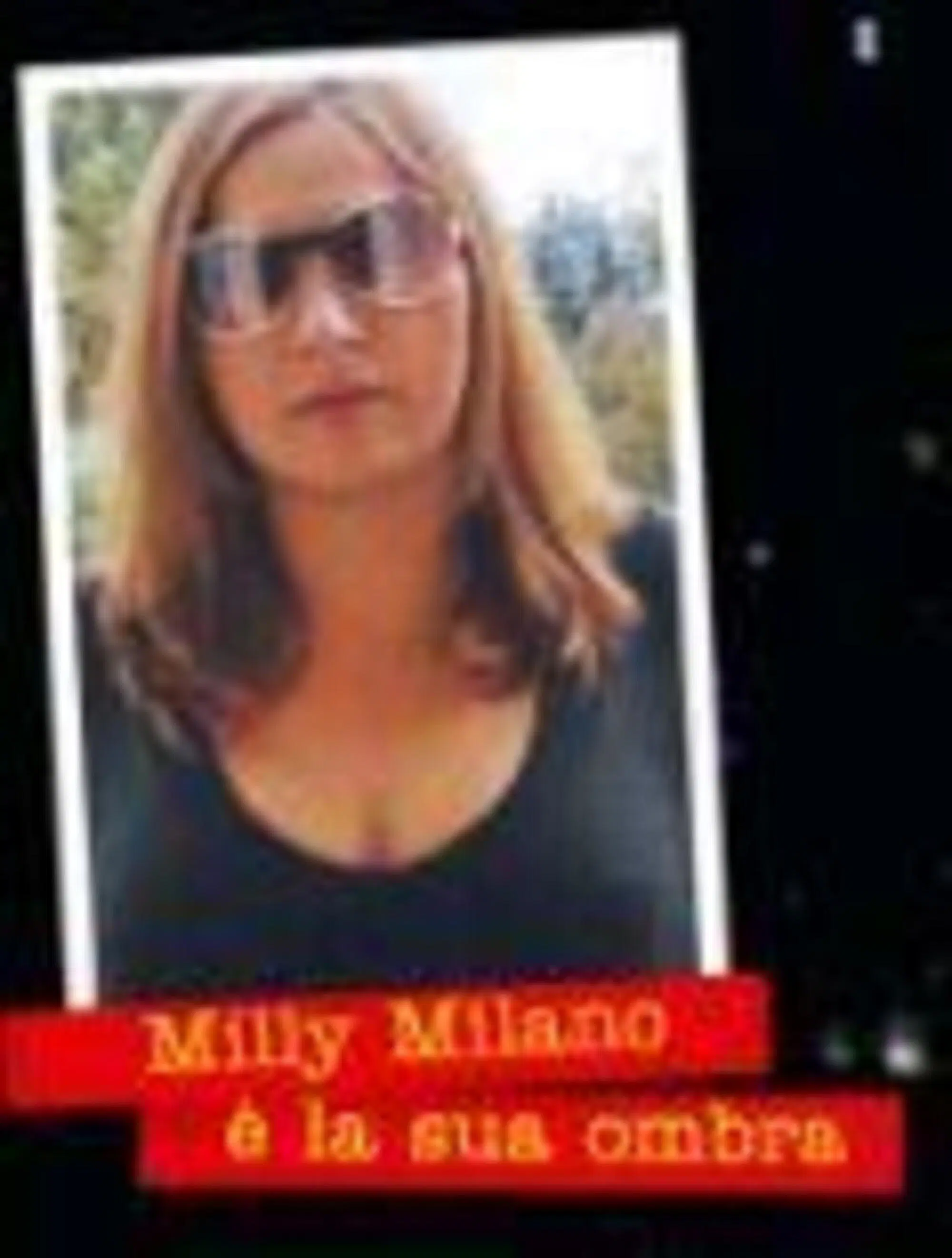 L'unica foto della fantomatica Milly Milano che gestirebbe l'immagine di Anna Oxa