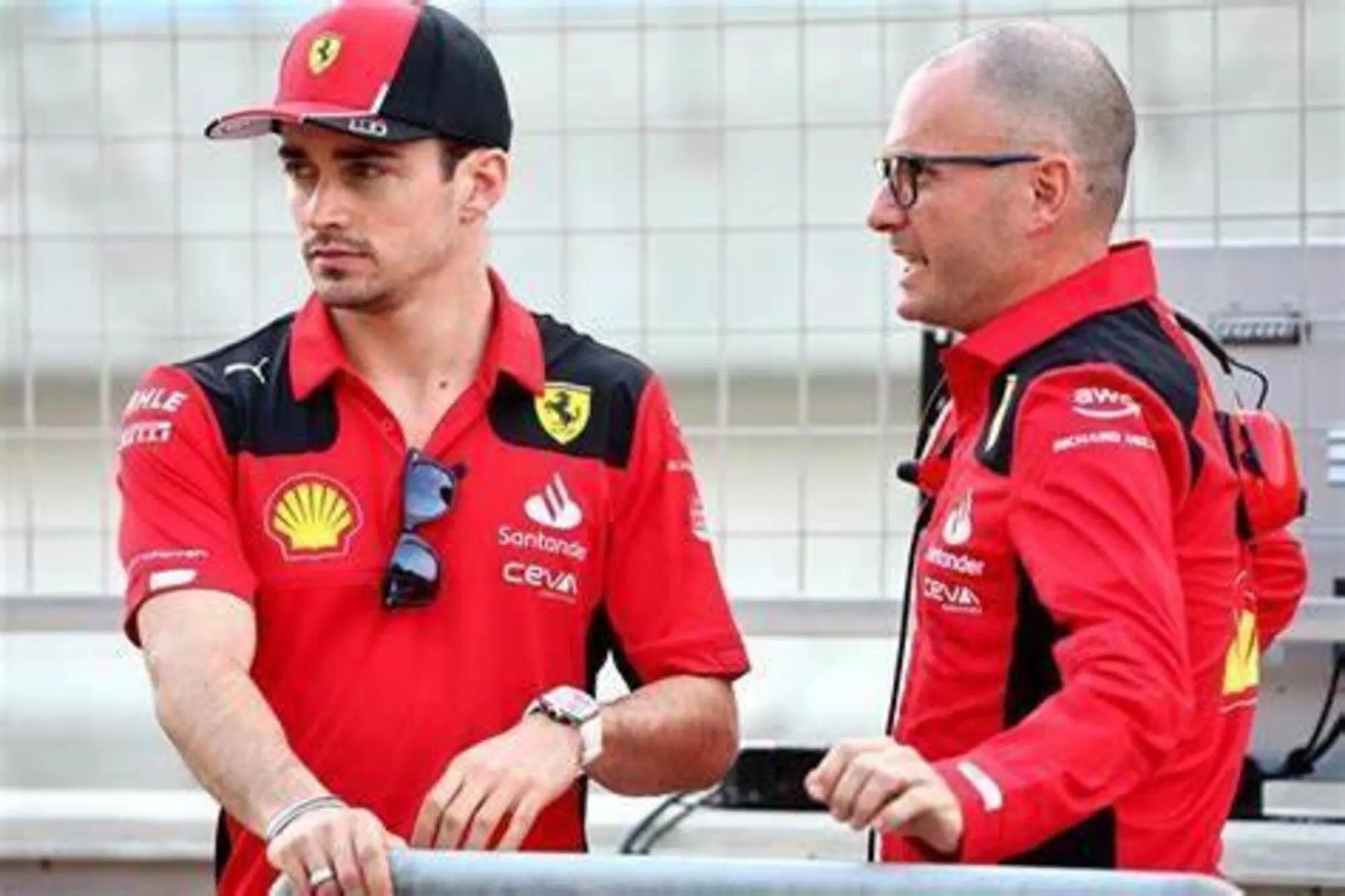 Charles Leclerc e David Sanchez