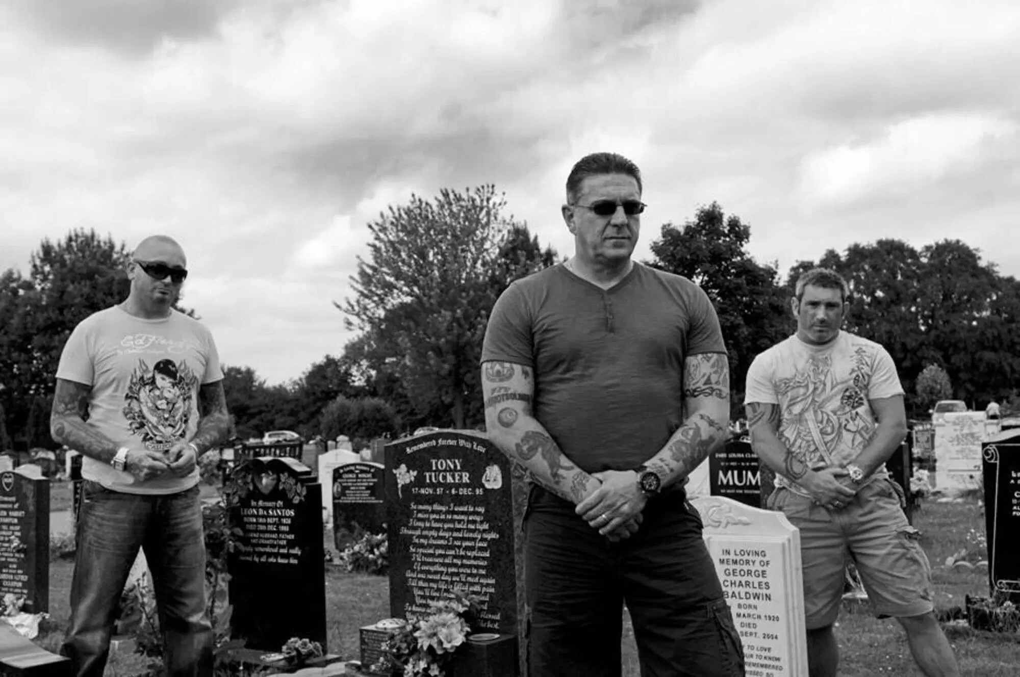 Gli Essex Boys e al centro Carlton Leach