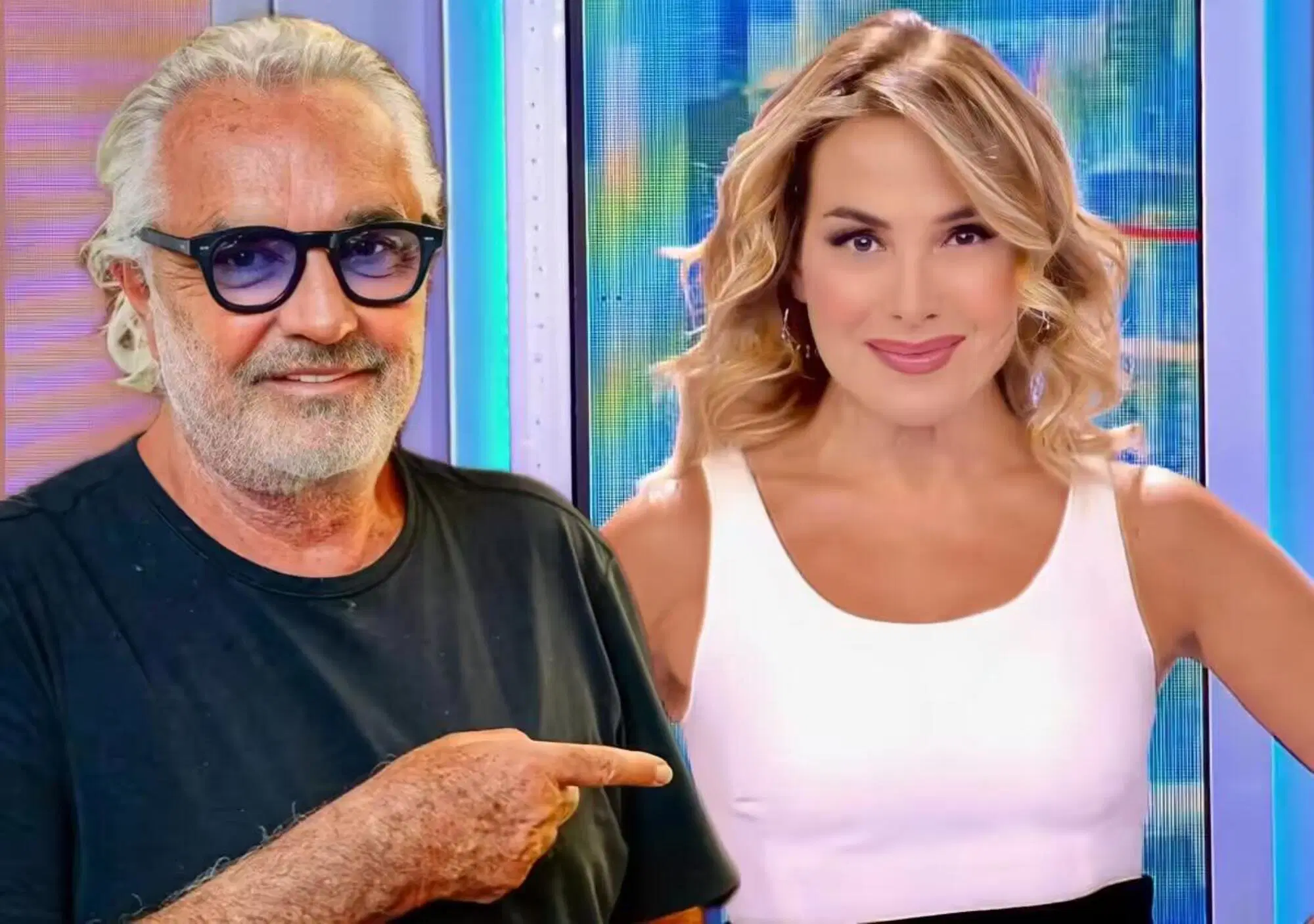 Flavio Briatore e Barbara D'Urso