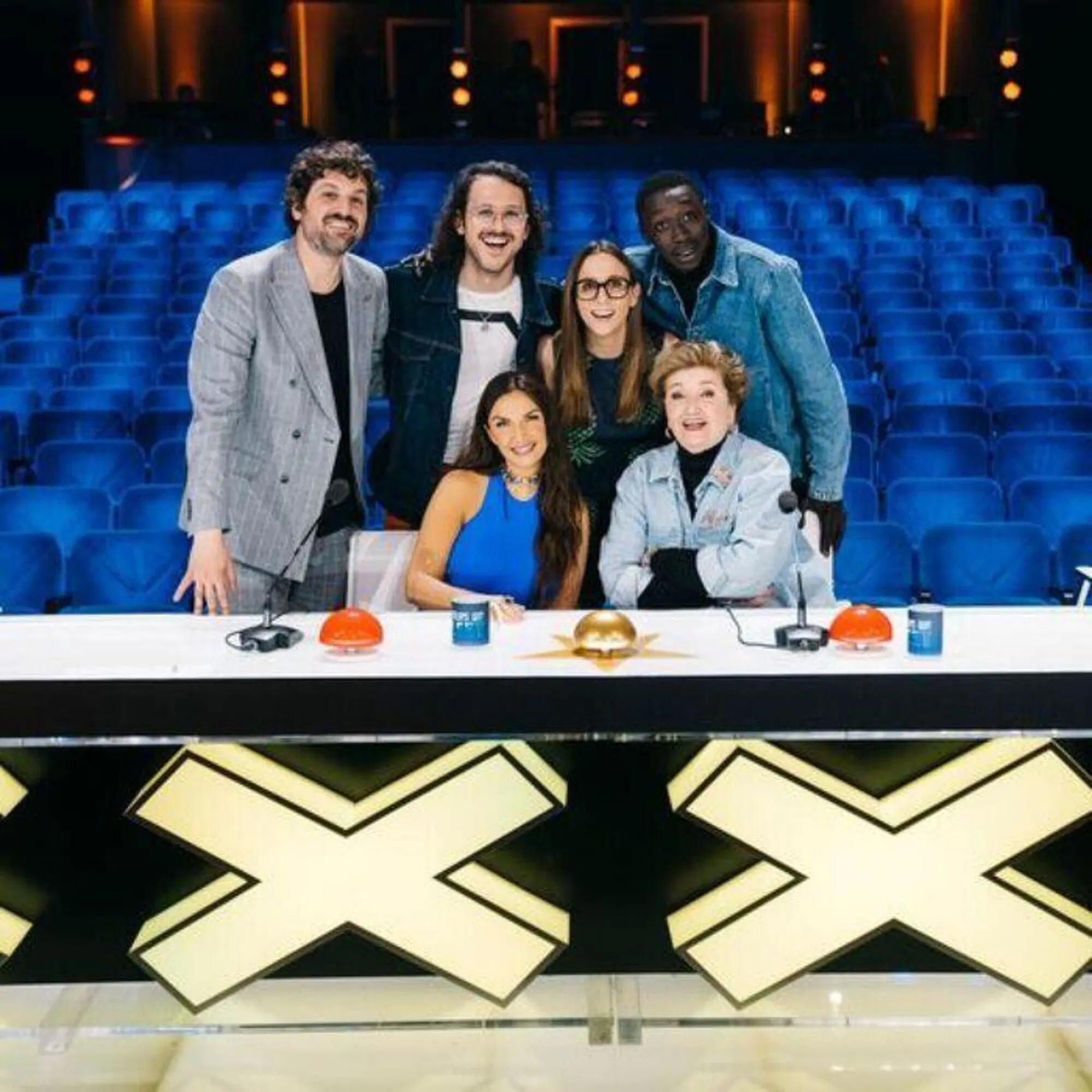 Il cast di "Italia's got talent" (sempre con Elettra Lamborghini)