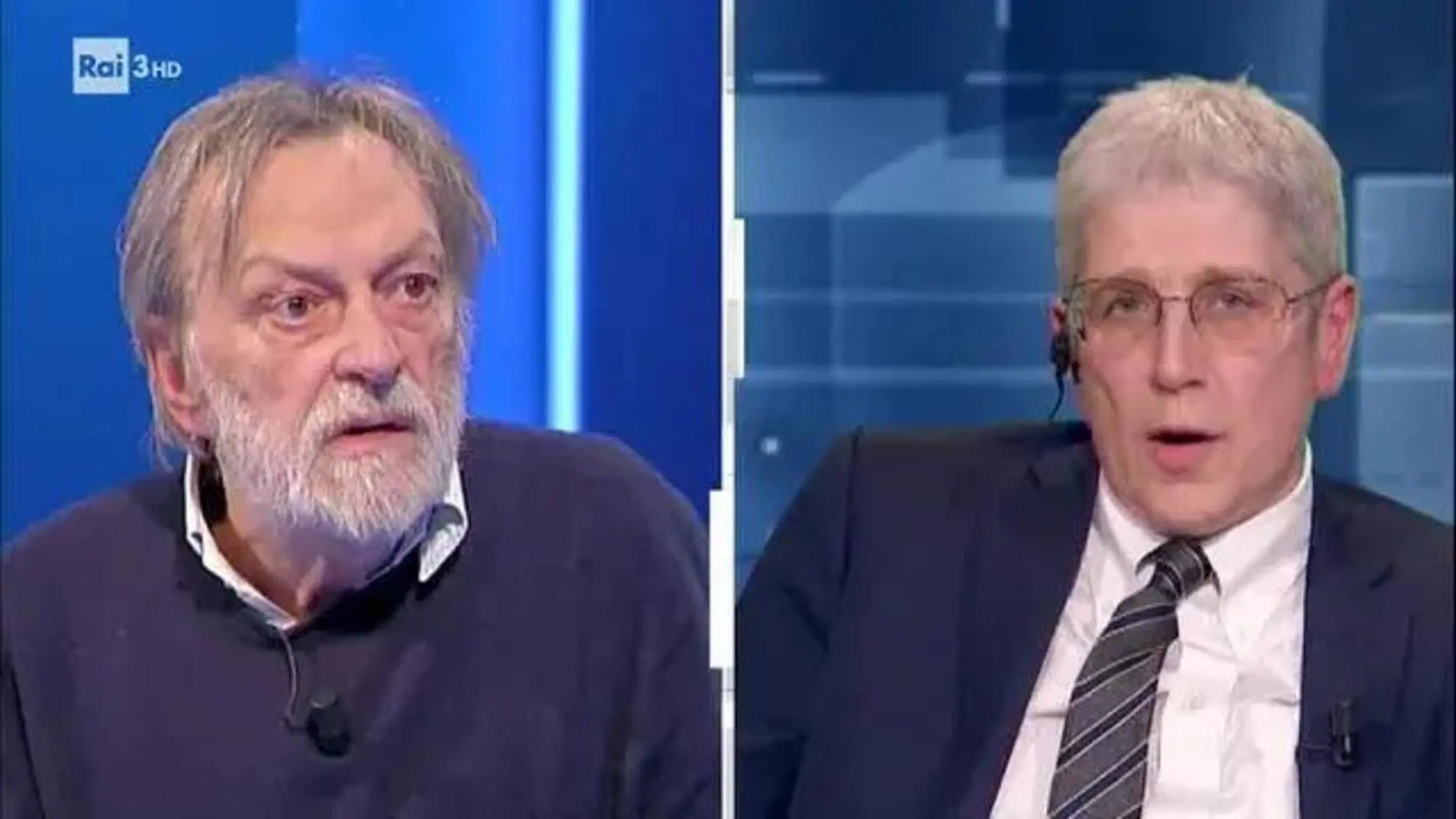 Gino Strada e Mario Giordano a Cartabianca