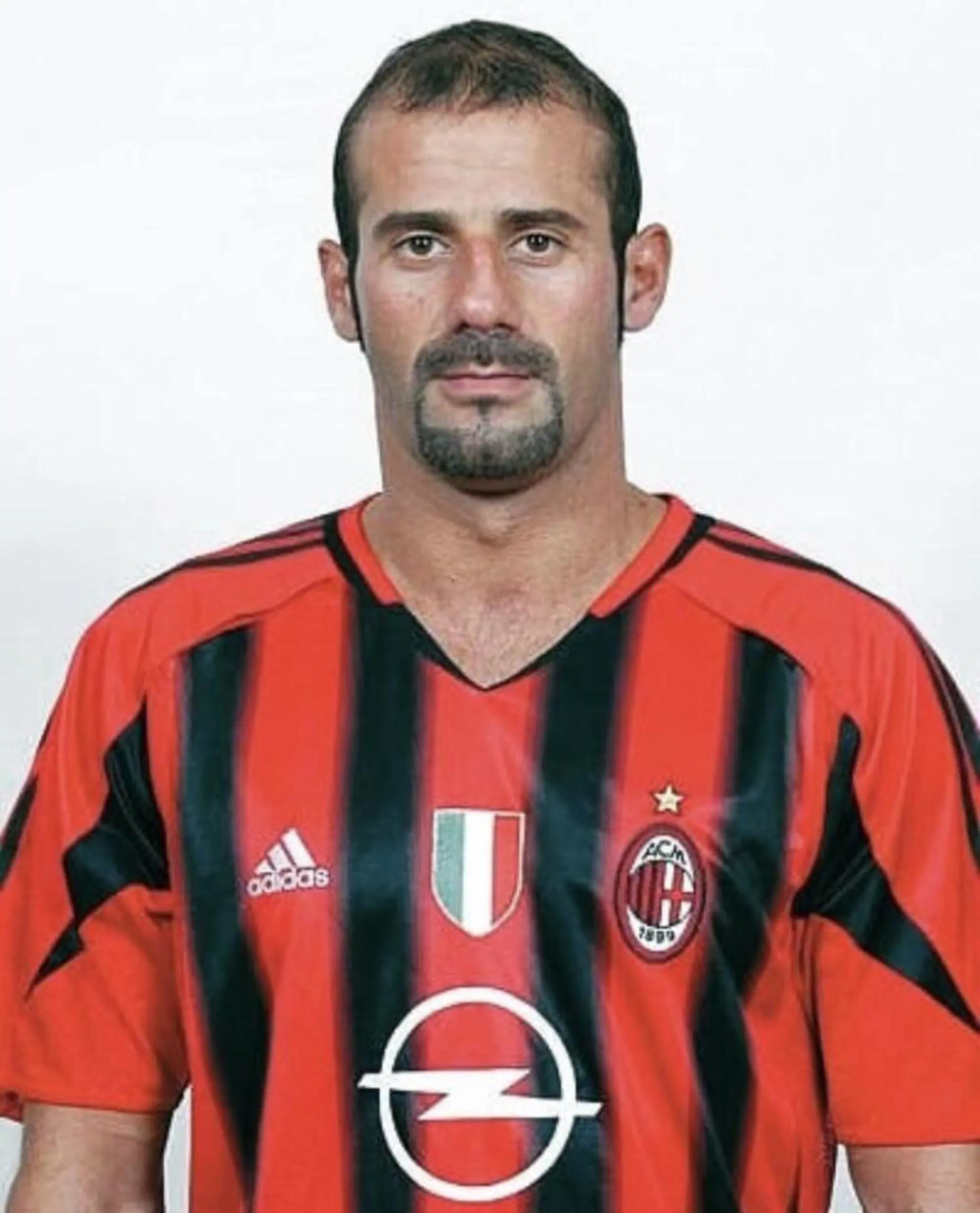 Giuseppe Pancaro all'epoca del Milan