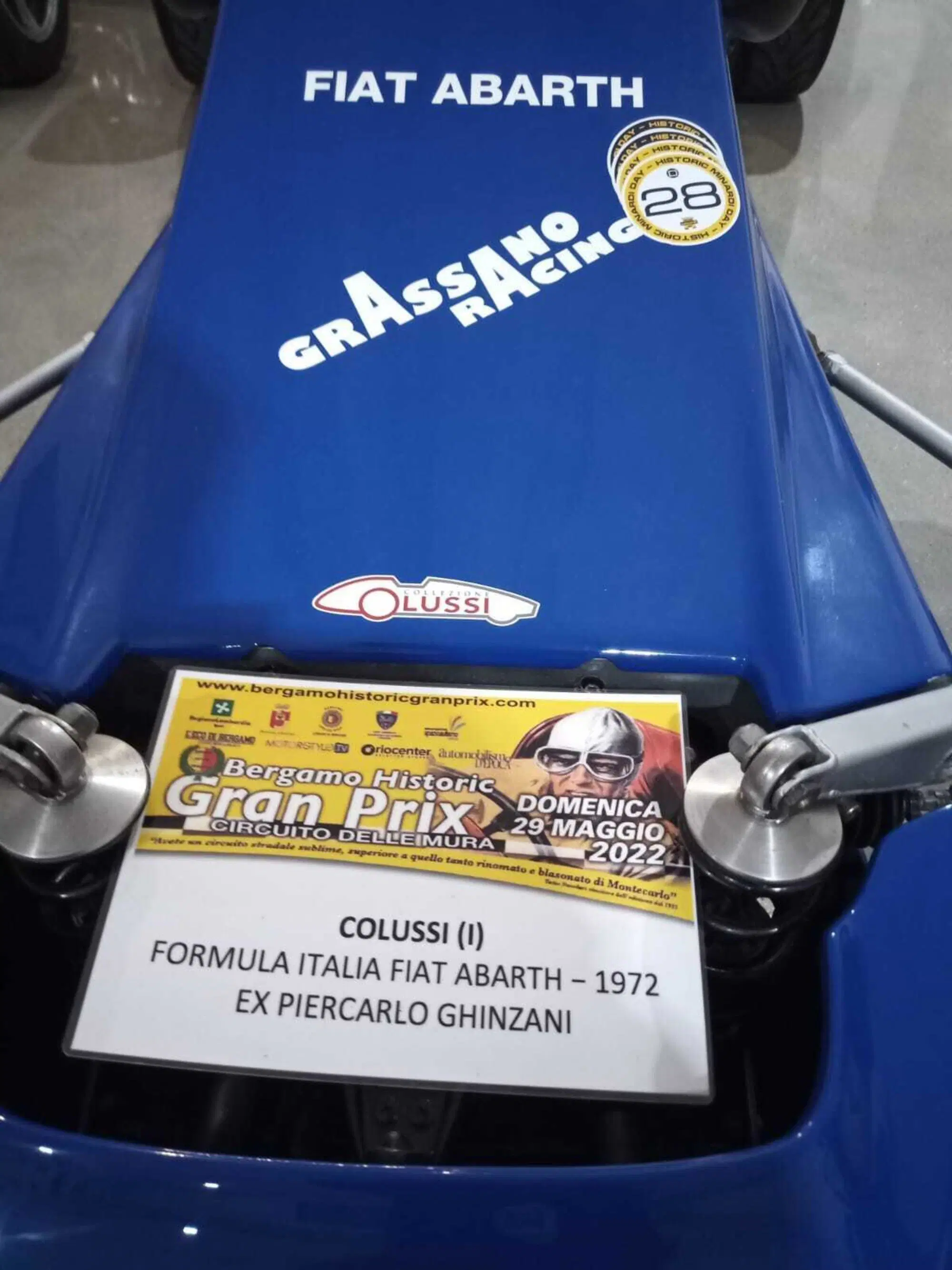 L'auto con cui Colussi andr&agrave; a Vernasca