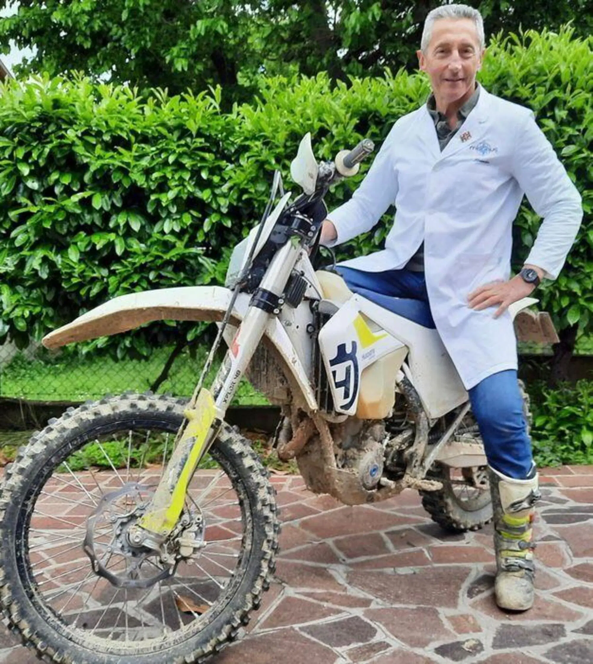 Alessandro Magnani e la sua Husqvarna 350