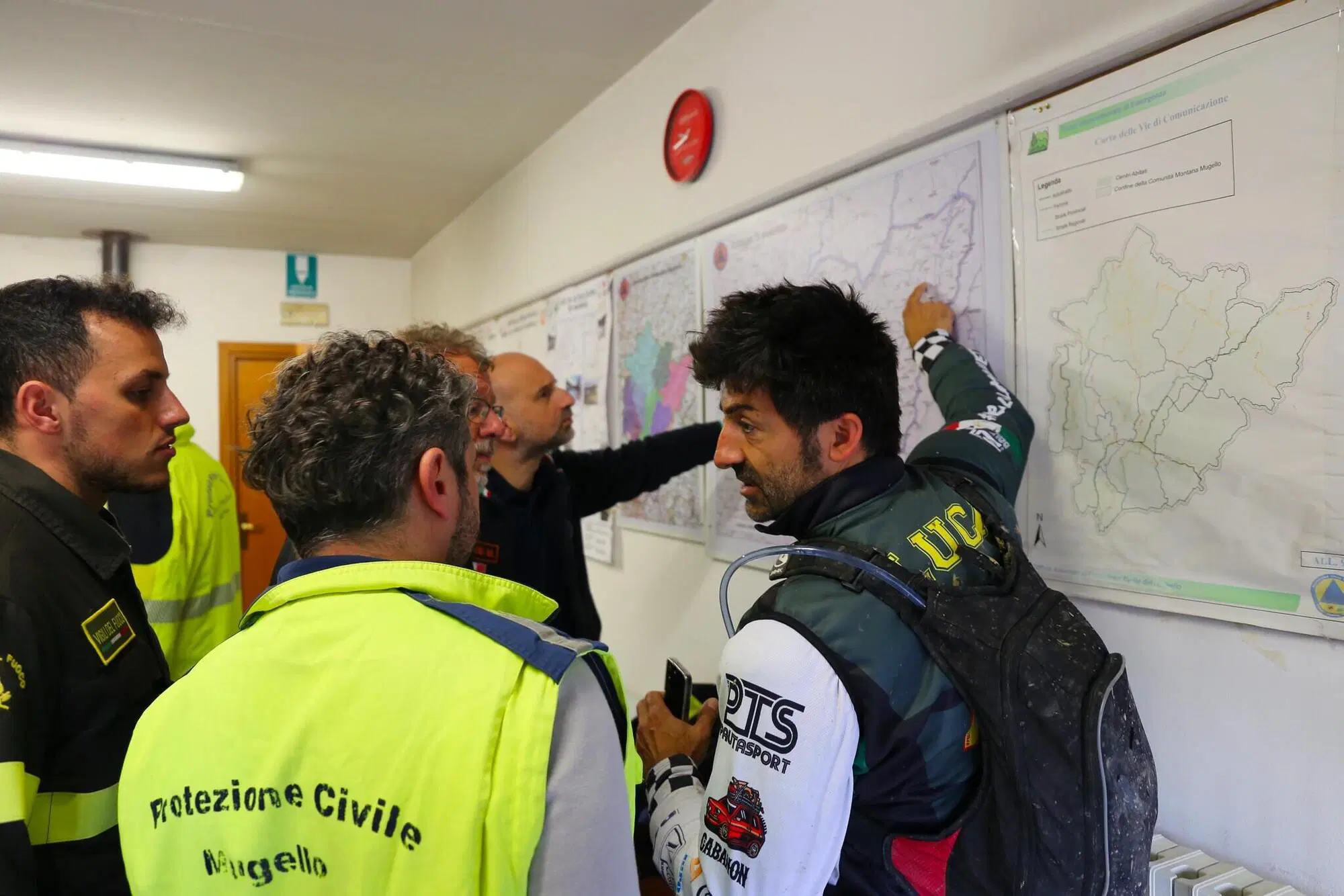 Il coordinamento di Enduro Motor Valley con i soccorritori e forze dell'ordine