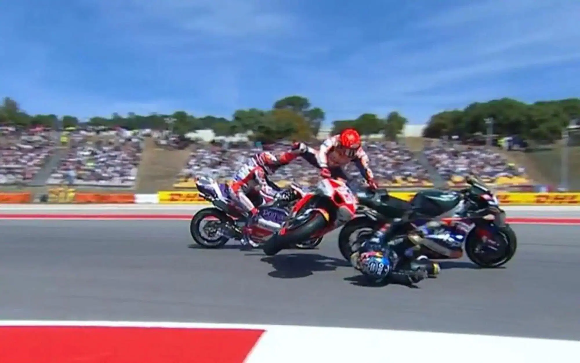 Marc Marquez Crash Portimao Oliveira 2023