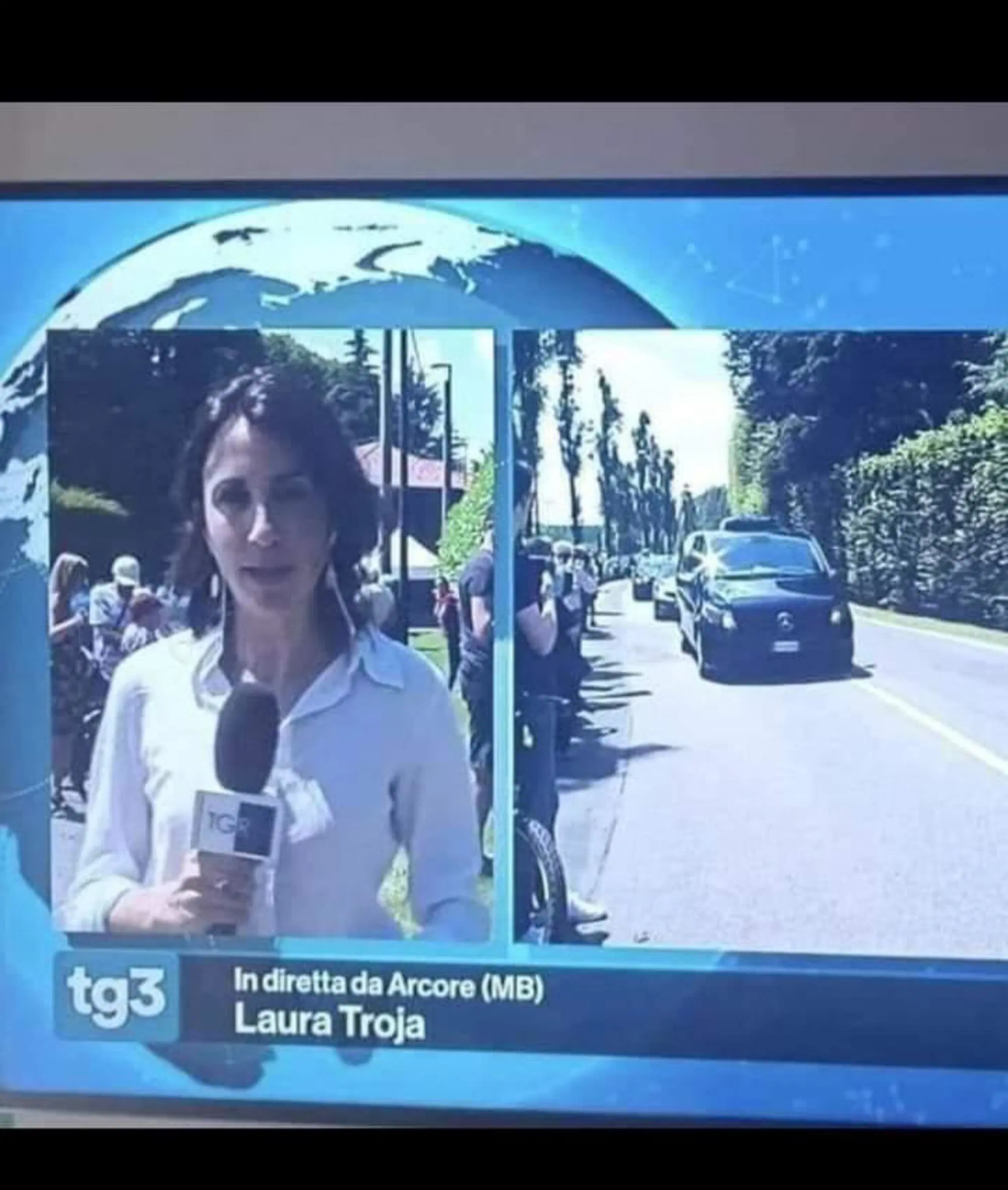 L'inviata del TG3 Laura Troja
