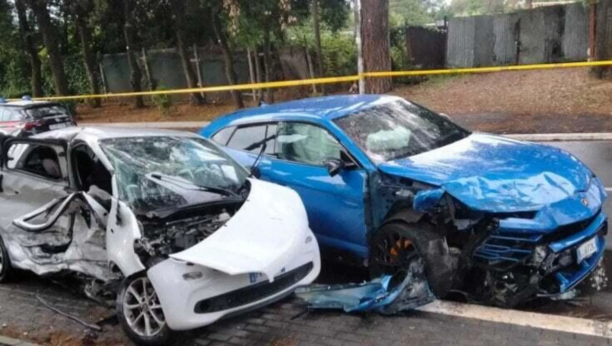 L'immagine dell'incidente 