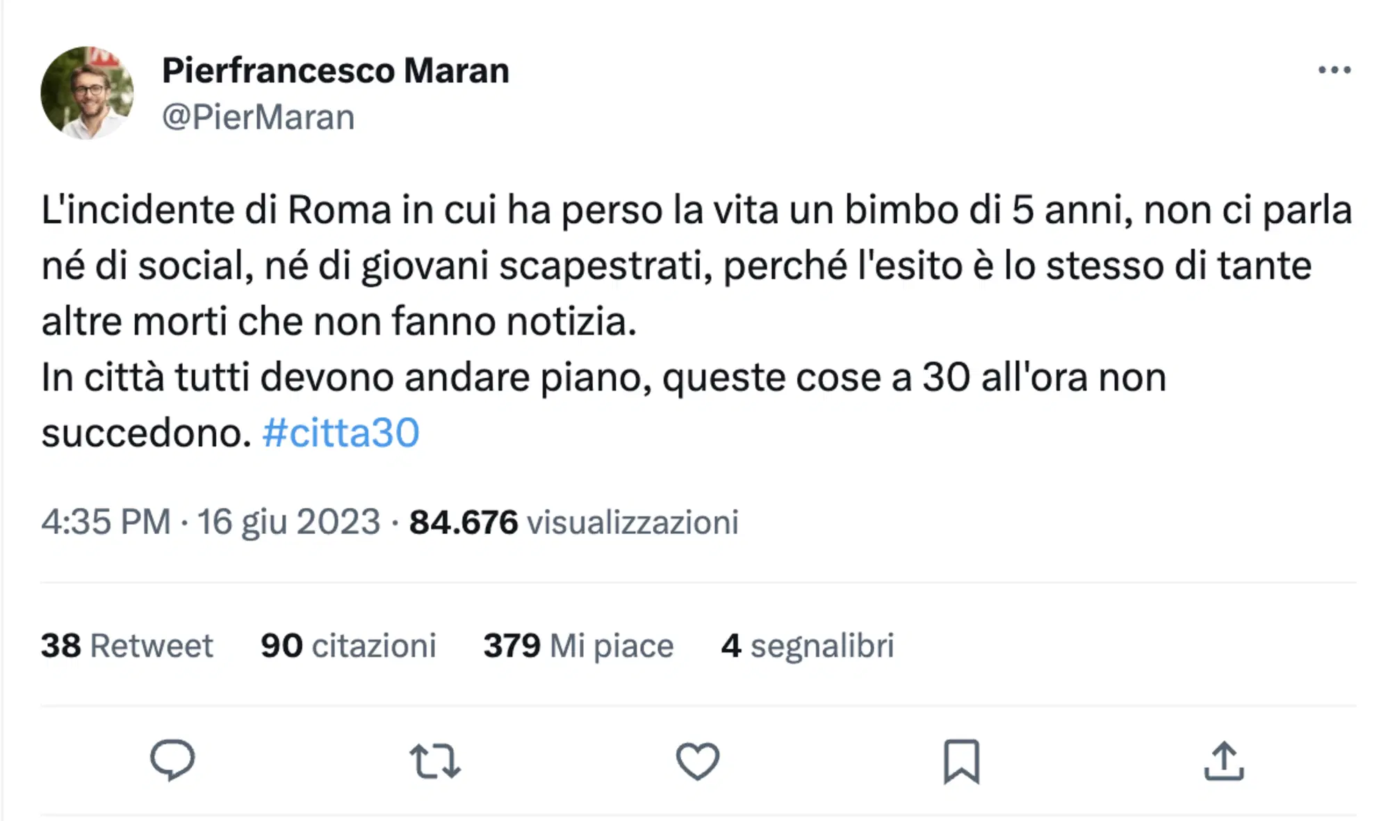 Il posto di Pierfrancesco Maran