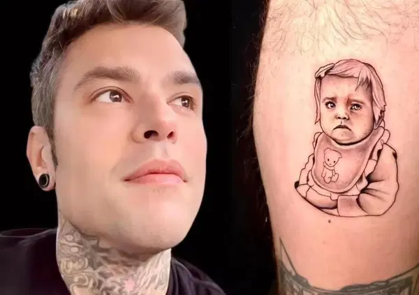 Il tatuaggio di Fedez sulla figlia Vittoria &egrave; brutto? Perch&eacute; manca la didascalia: l'abbiamo aggiunta 