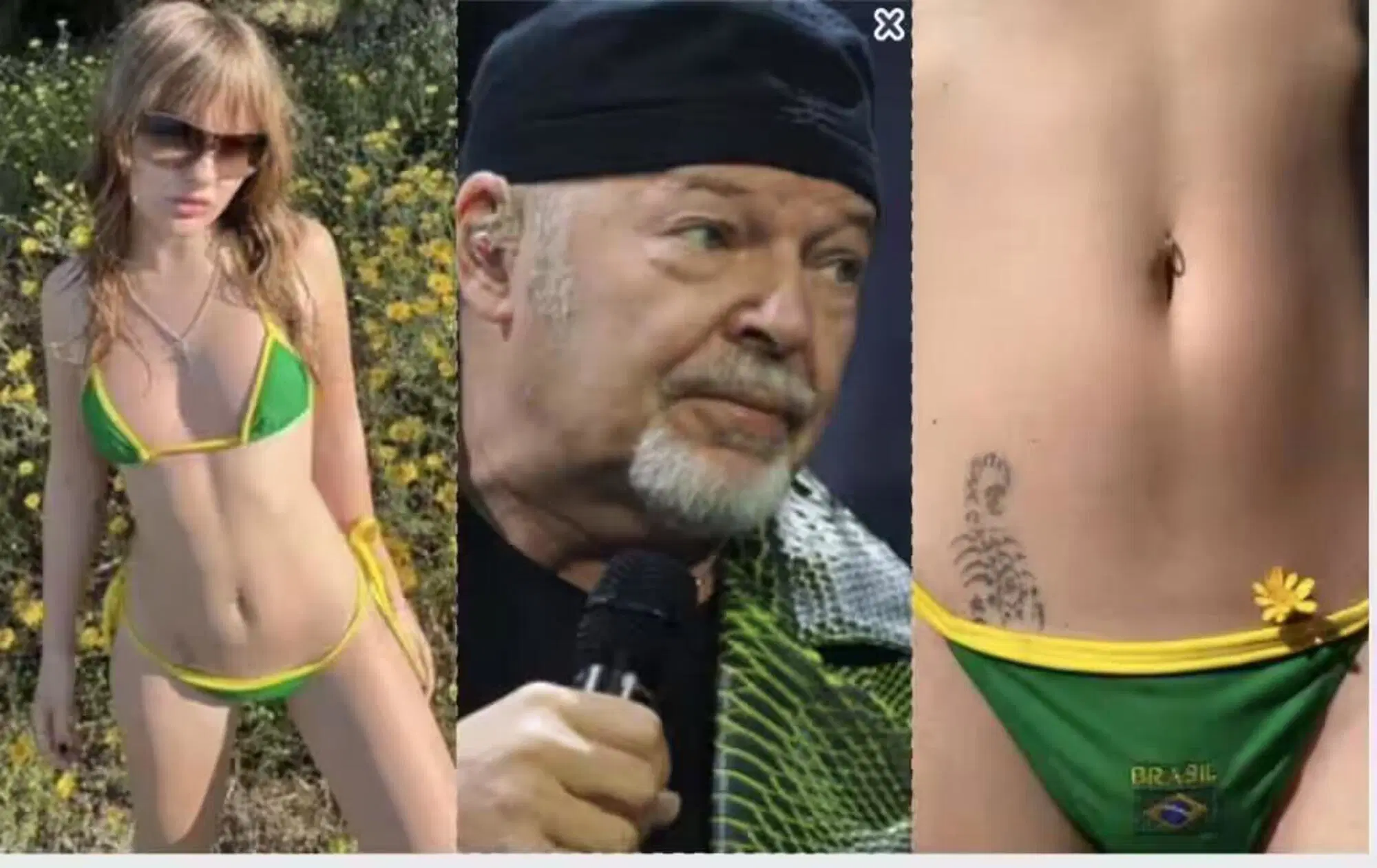 Vasco Rossi commenta "slurp" alla foto di Victoria De Angelis