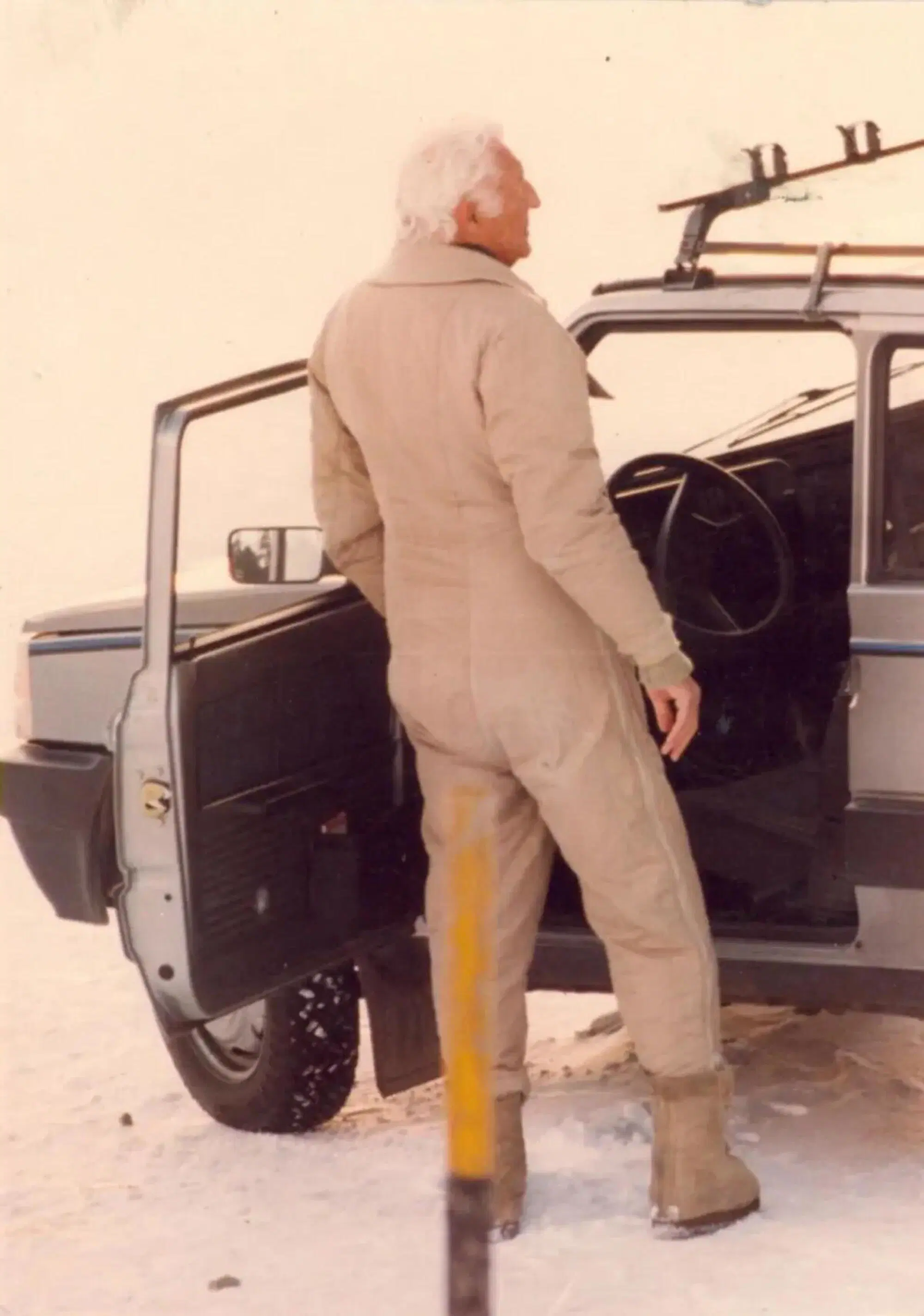 Gianni Agnelli e la sua Panda personalizzata