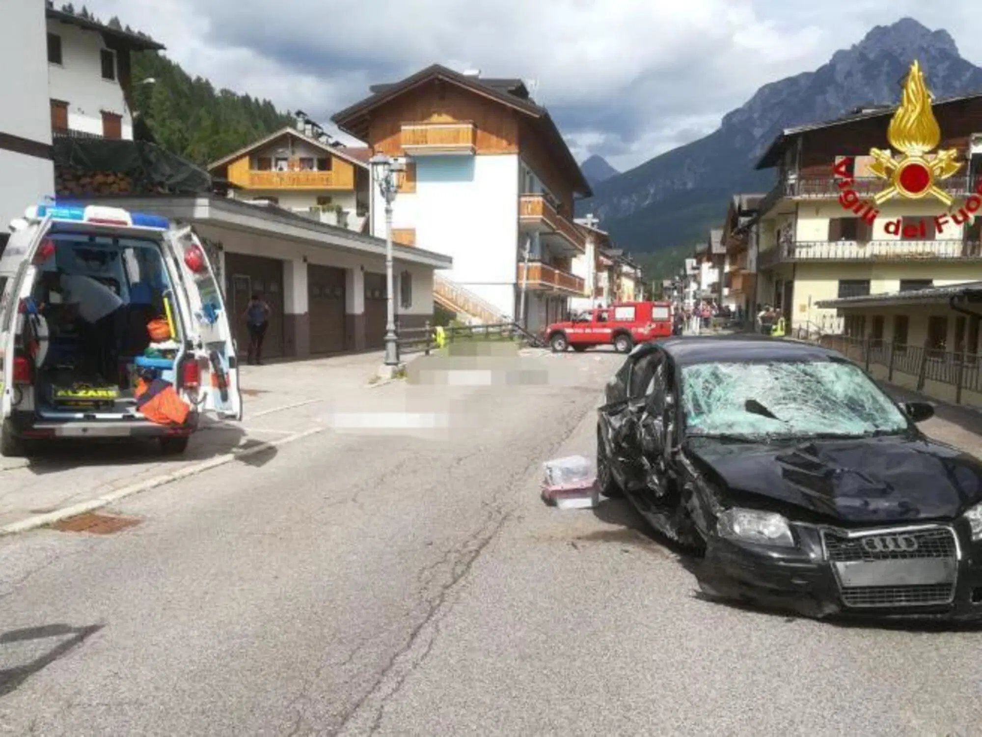 Le immagini dell'incidente