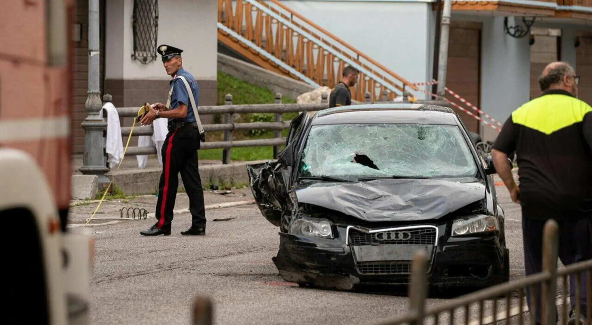 La scenda dell'incidente